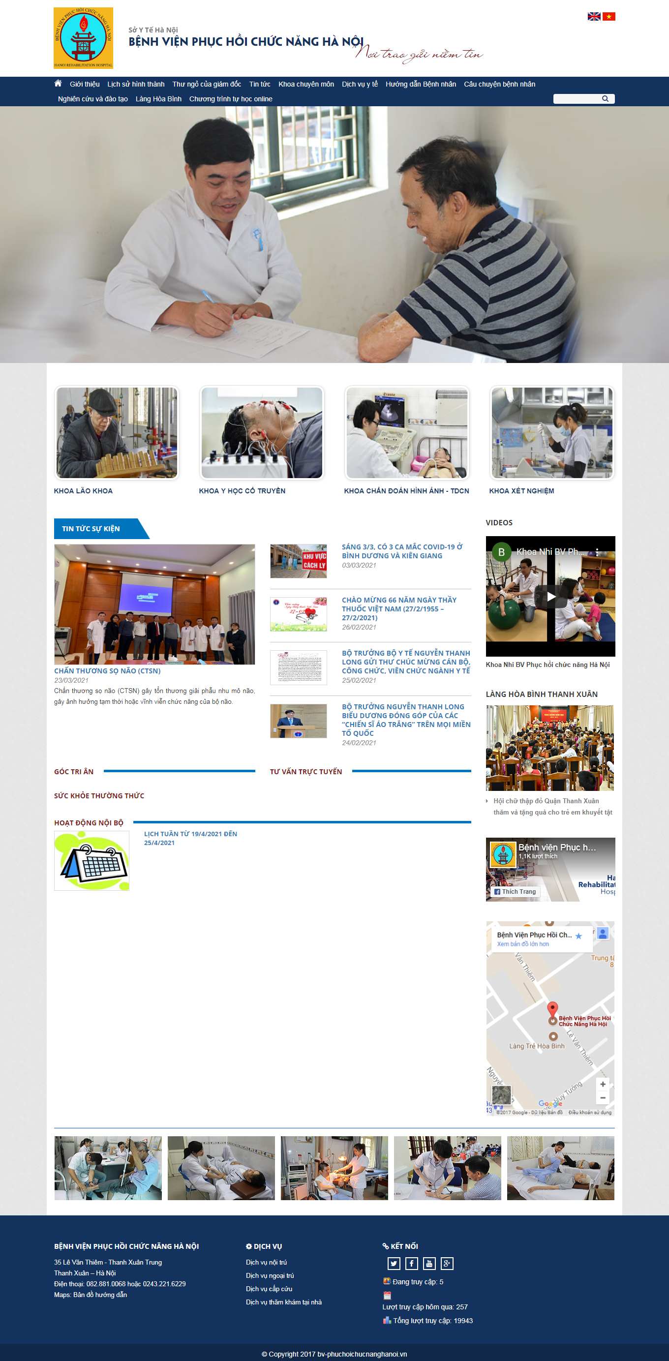 [yhoccongdong] Thiết kế Website Web y học - bv-phuchoichucnanghanoivn