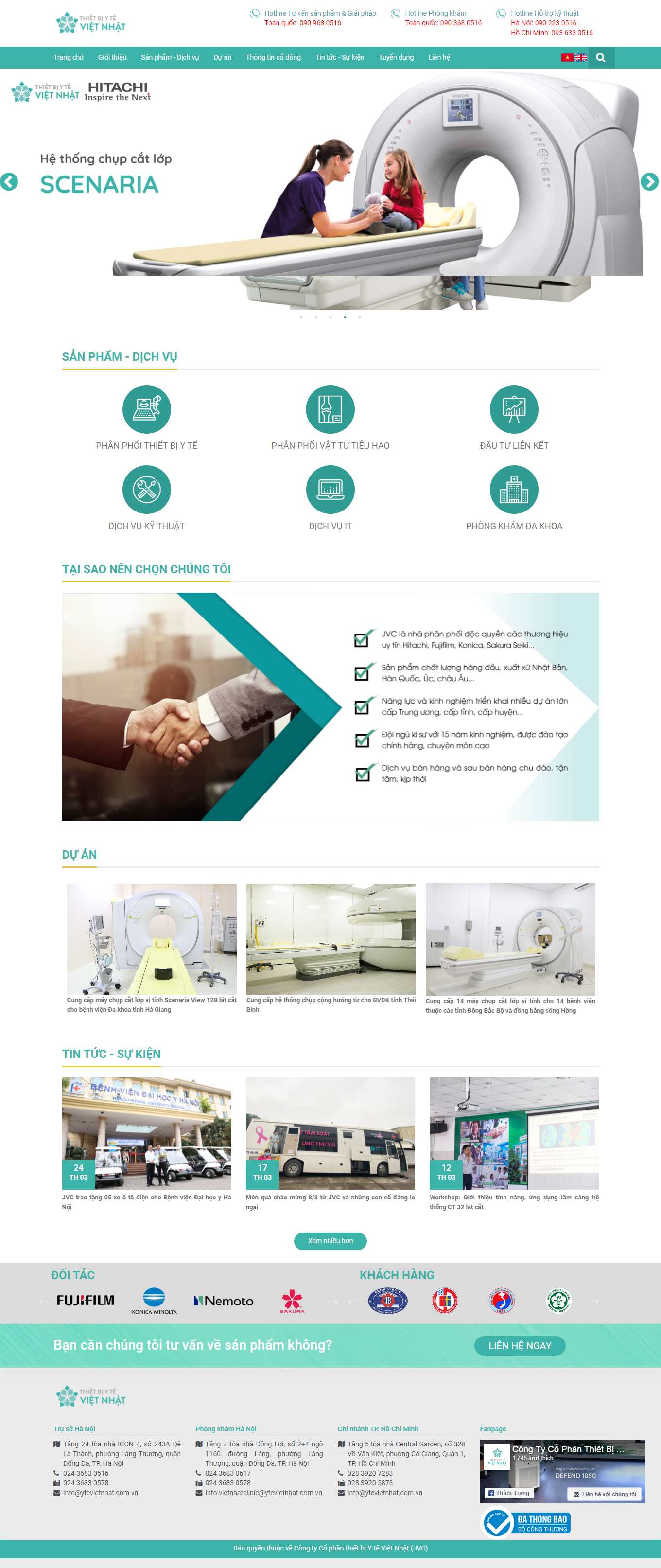 Thiết kế Website Web y tế - ytevietnhatcomvn