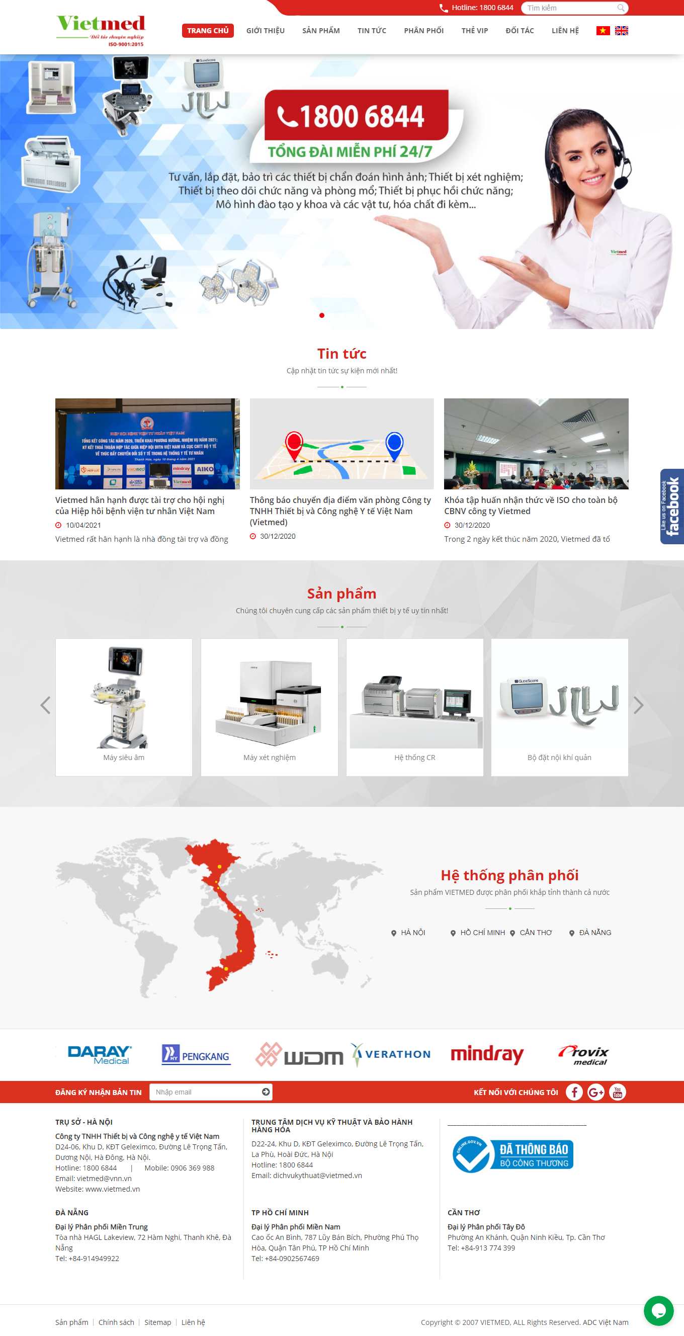Thiết kế Website Web y tế - vietmedvn