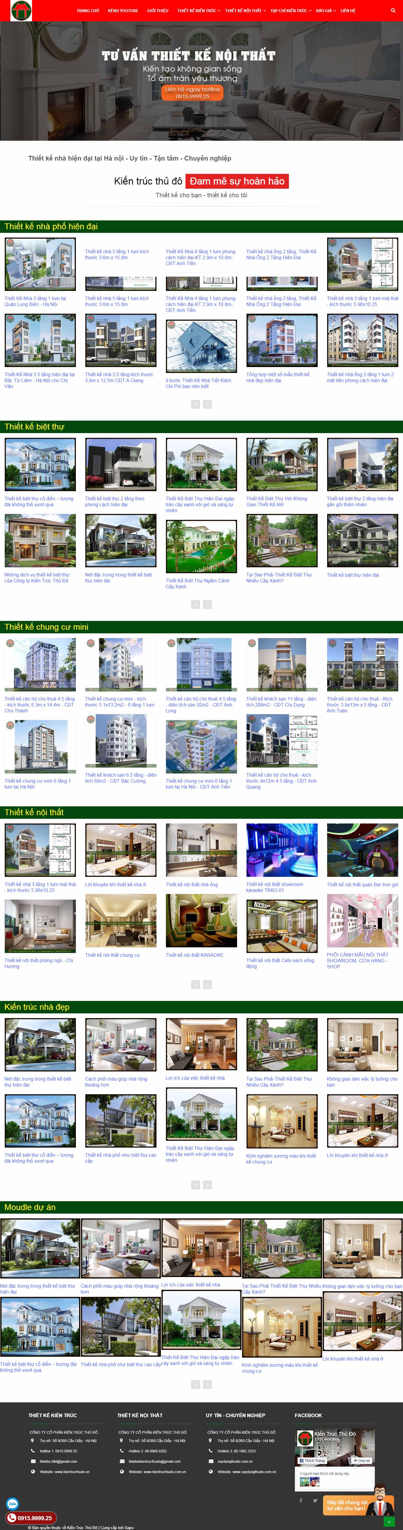 [kienviet] Thiết kế Website Web kiến trúc - wwwkientructhudovn