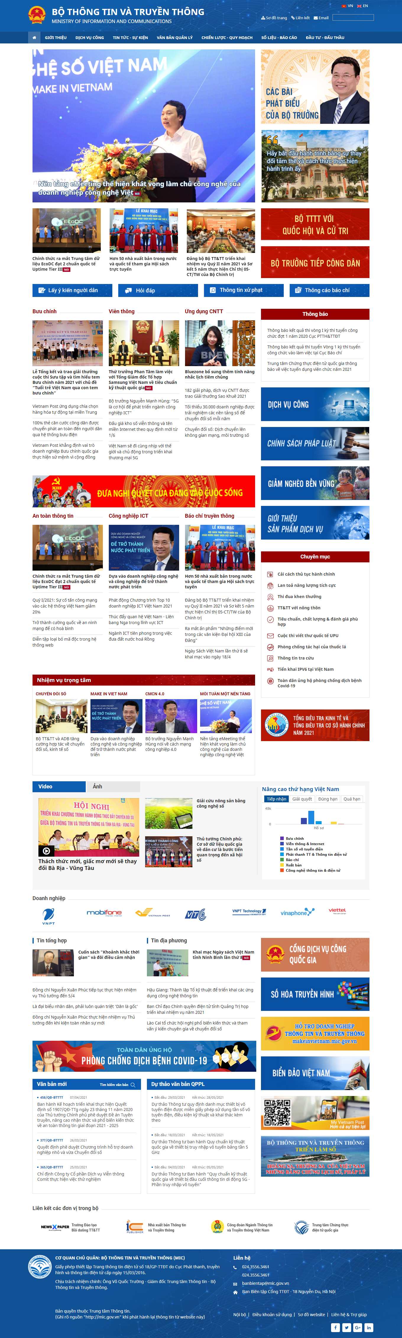 [thanhnien] Thiết kế Website Web báo chí - wwwmicgovvn