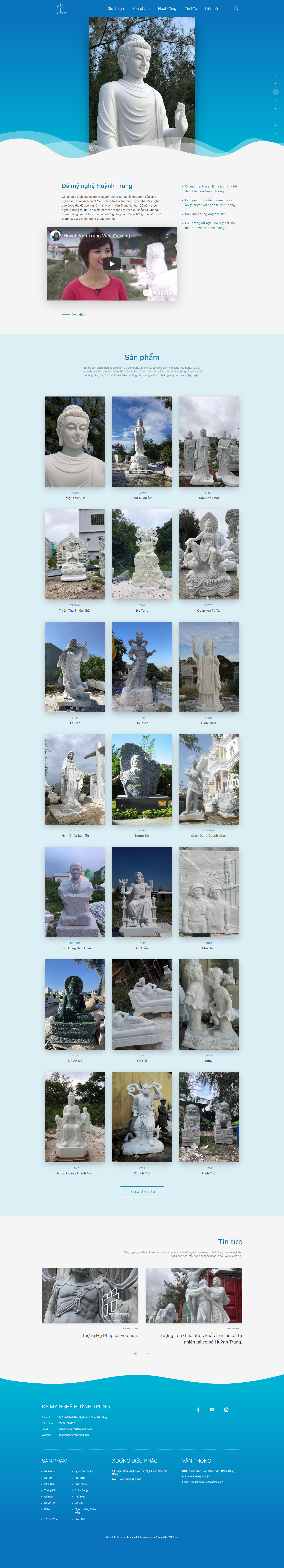 [tuongdamynghe] Thiết kế Website Web điêu khắc - wwwdamynghehuynhtrungcom