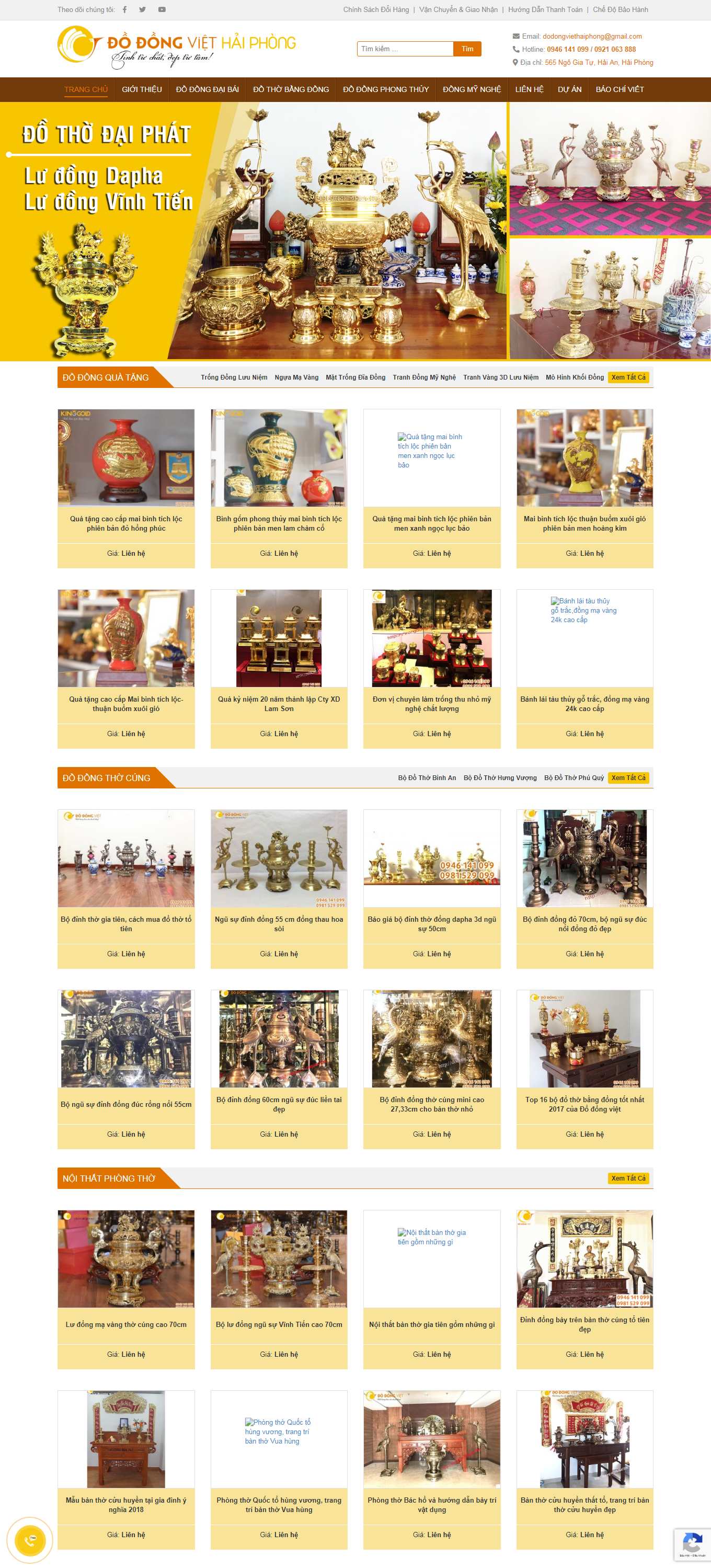 [tuongdamynghe] Thiết kế Website Web điêu khắc - dodongviethaiphongvn