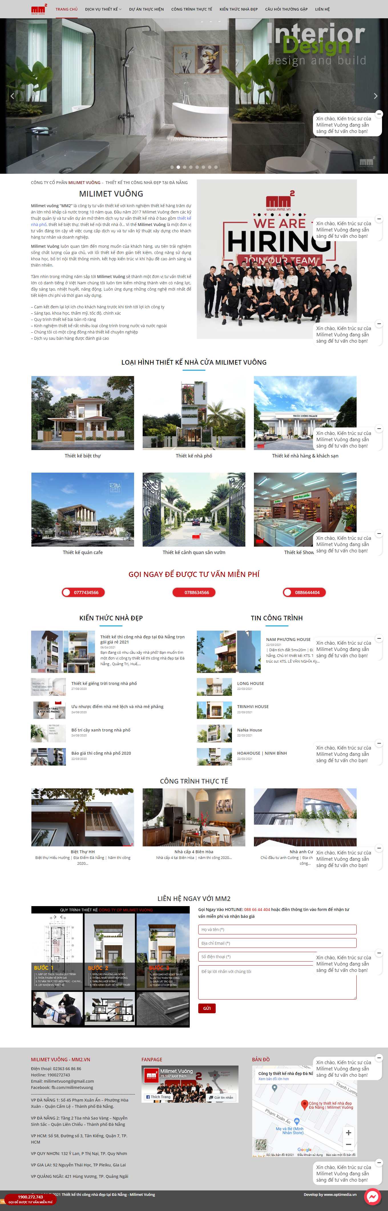 Thiết kế Website Web vật liệu xây dựng - thietkethicongdncom