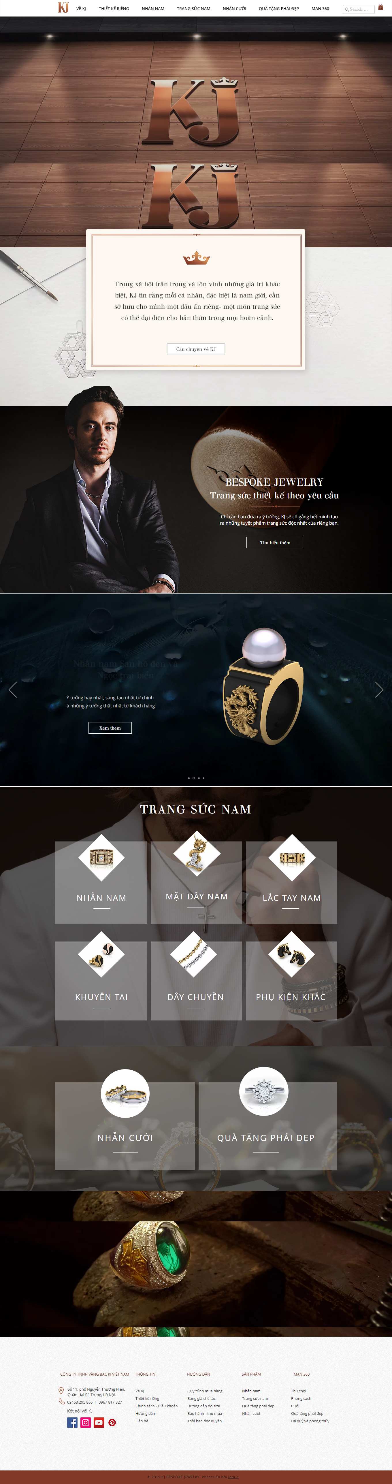 [trangsucvt] Thiết kế Website Web vòng tay phong thủy - wwwkjcomvn