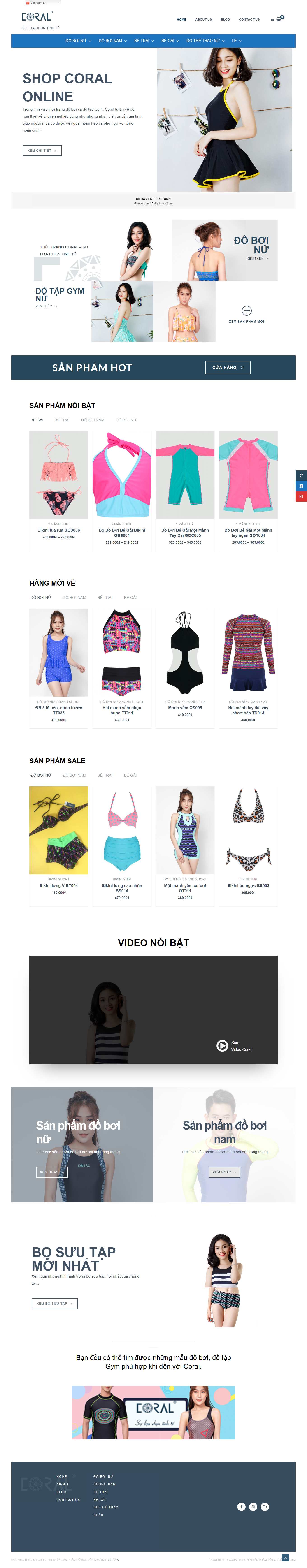 Thiết kế Website Web nhanh - coralcomvn