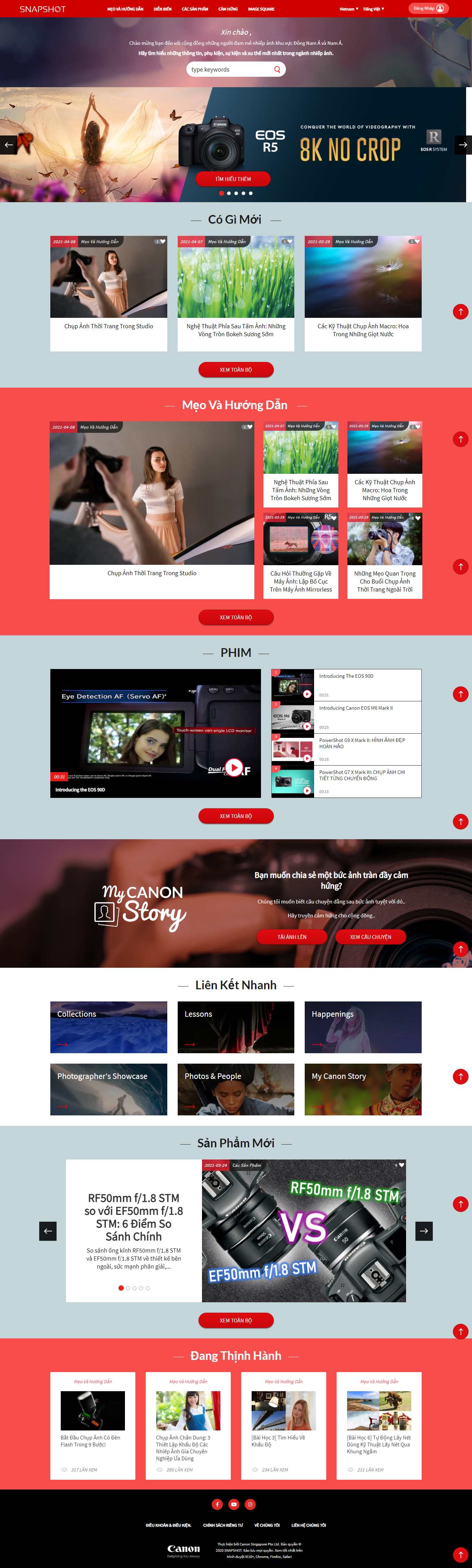 Thiết kế Website Web nhanh - snapshotcanon-asiacom
