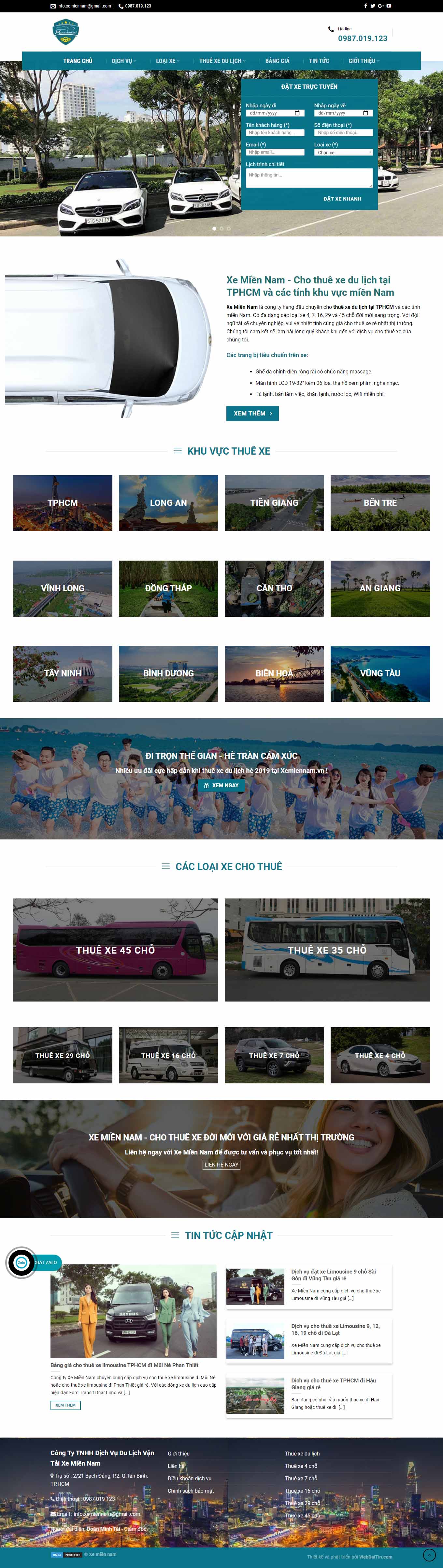 Thiết kế Website Web đẹp nhất - xemiennamvn