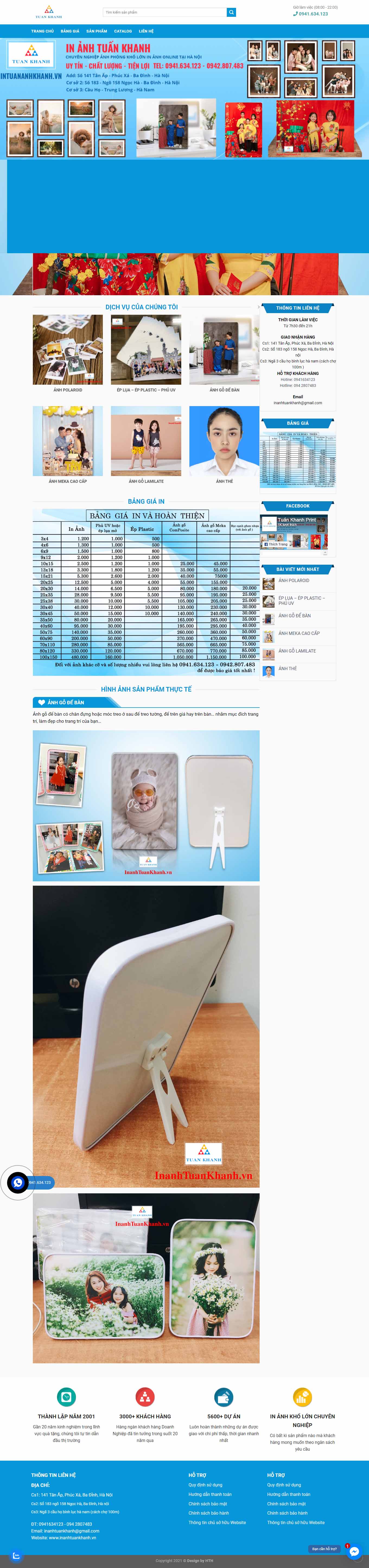 [langtranhviet] Thiết kế Website Web tranh ảnh - inanhtuankhanhvn