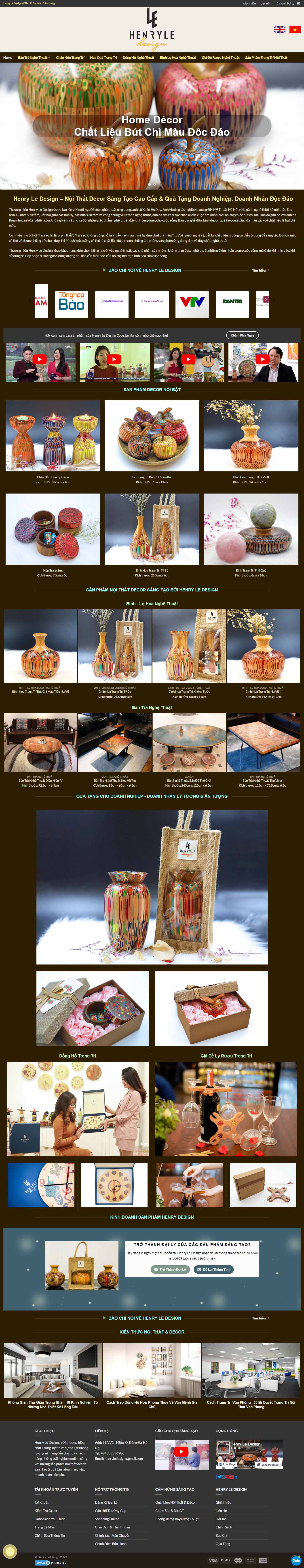 [langtranhviet] Thiết kế Website Web tranh ảnh - wwwhenryledesigncom