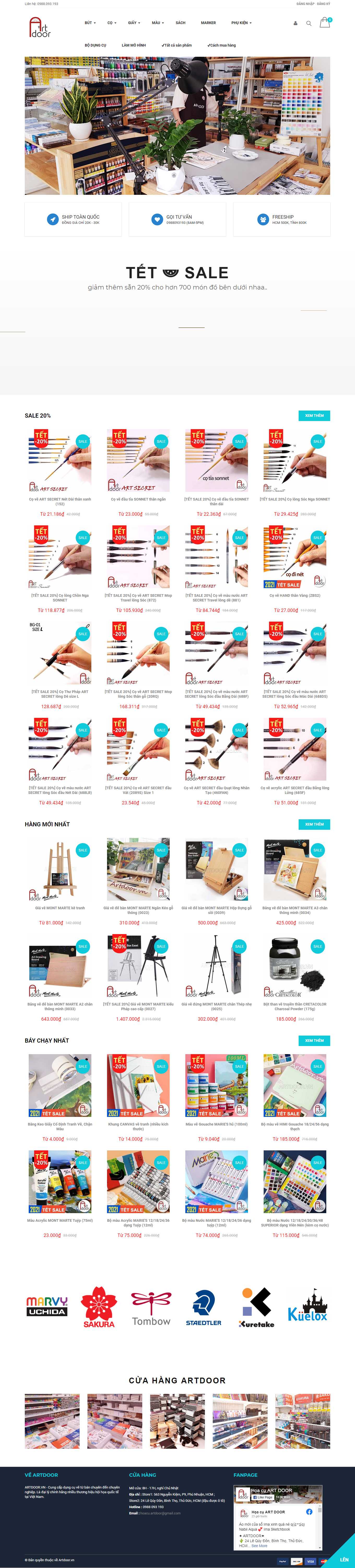 [inanhdep196] Thiết kế Website Web 500k - artdoorvn