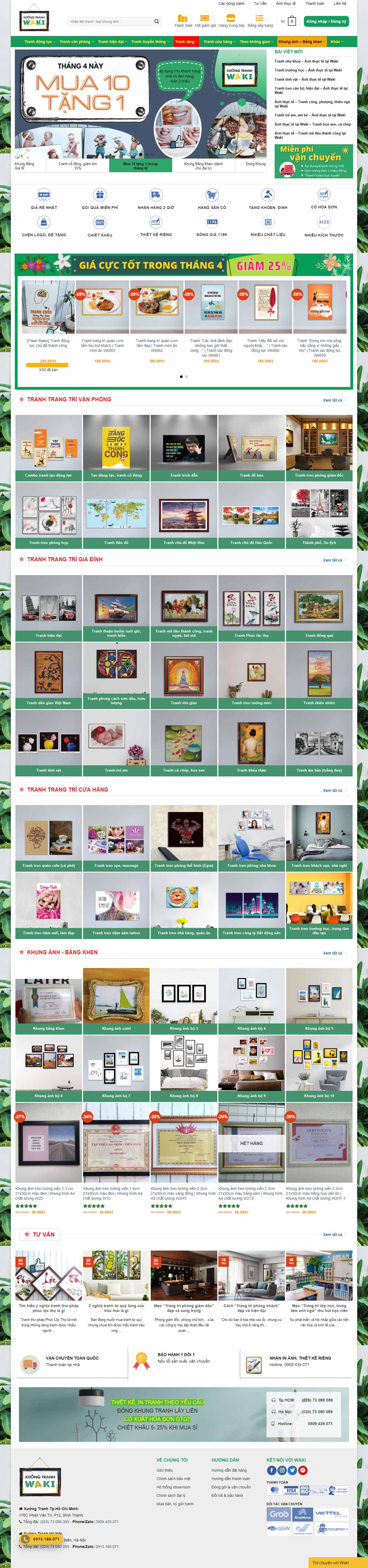 Thiết kế Website Web mẫu có sẵn - wakivn