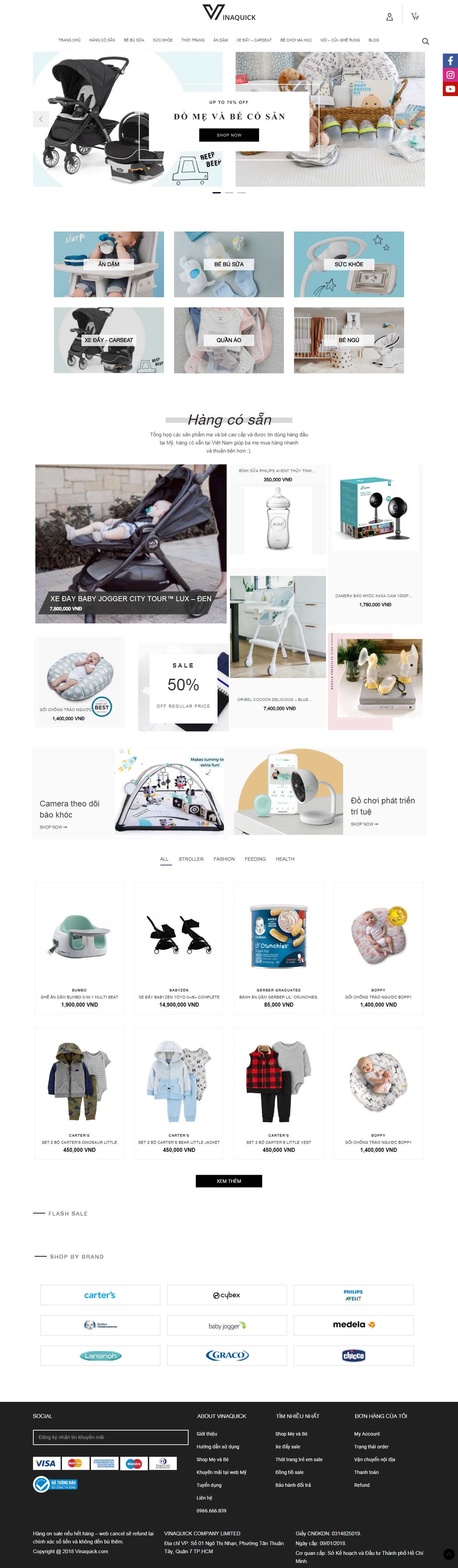 [voicon] Thiết kế Website Web mẹ và bé - mevabevinaquickcom