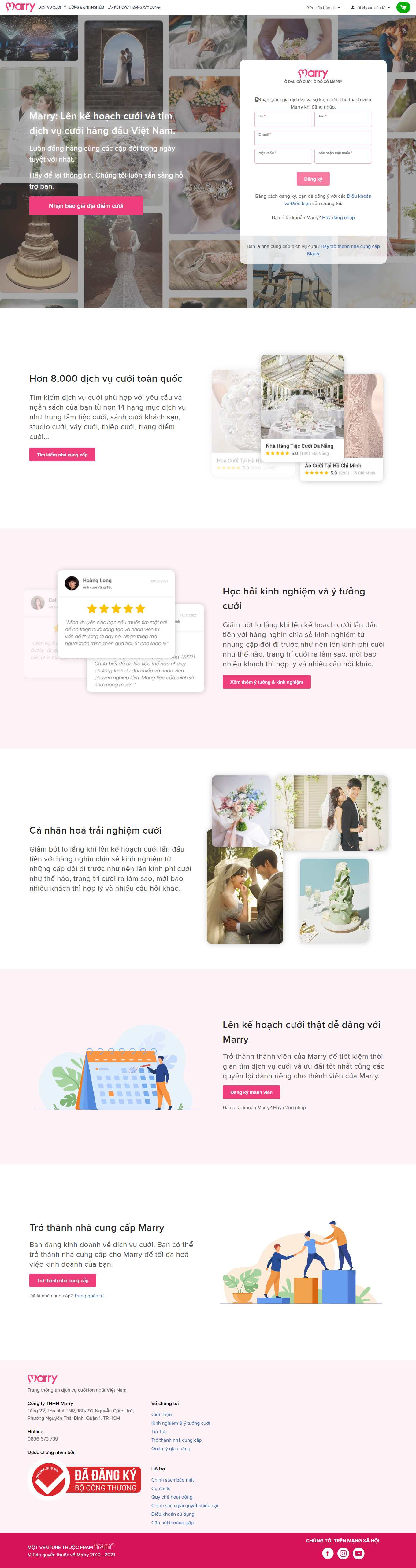 Thiết kế Website Web đồ họa đẹp - wwwmarryvn