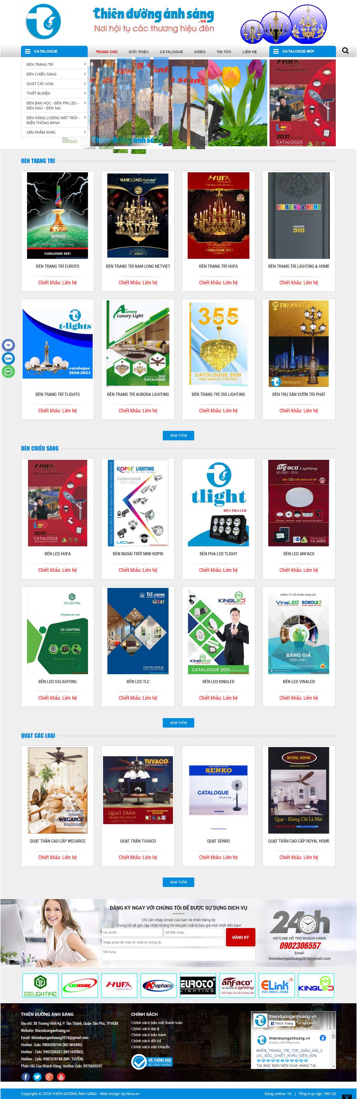 Thiết kế Website Web đồ họa đẹp - thienduonganhsangvn