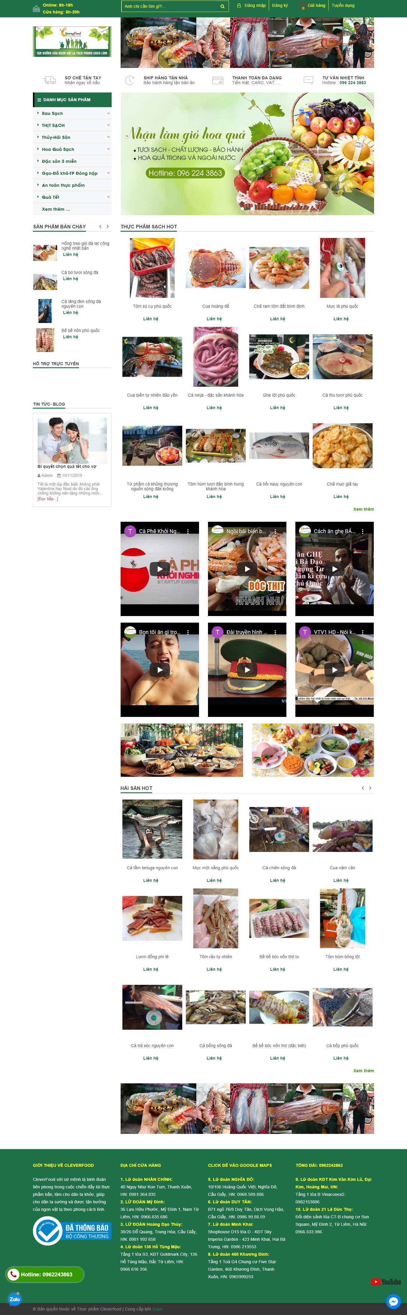 [eropi] Thiết kế Website Web trọn gói - cleverfoodcomvn