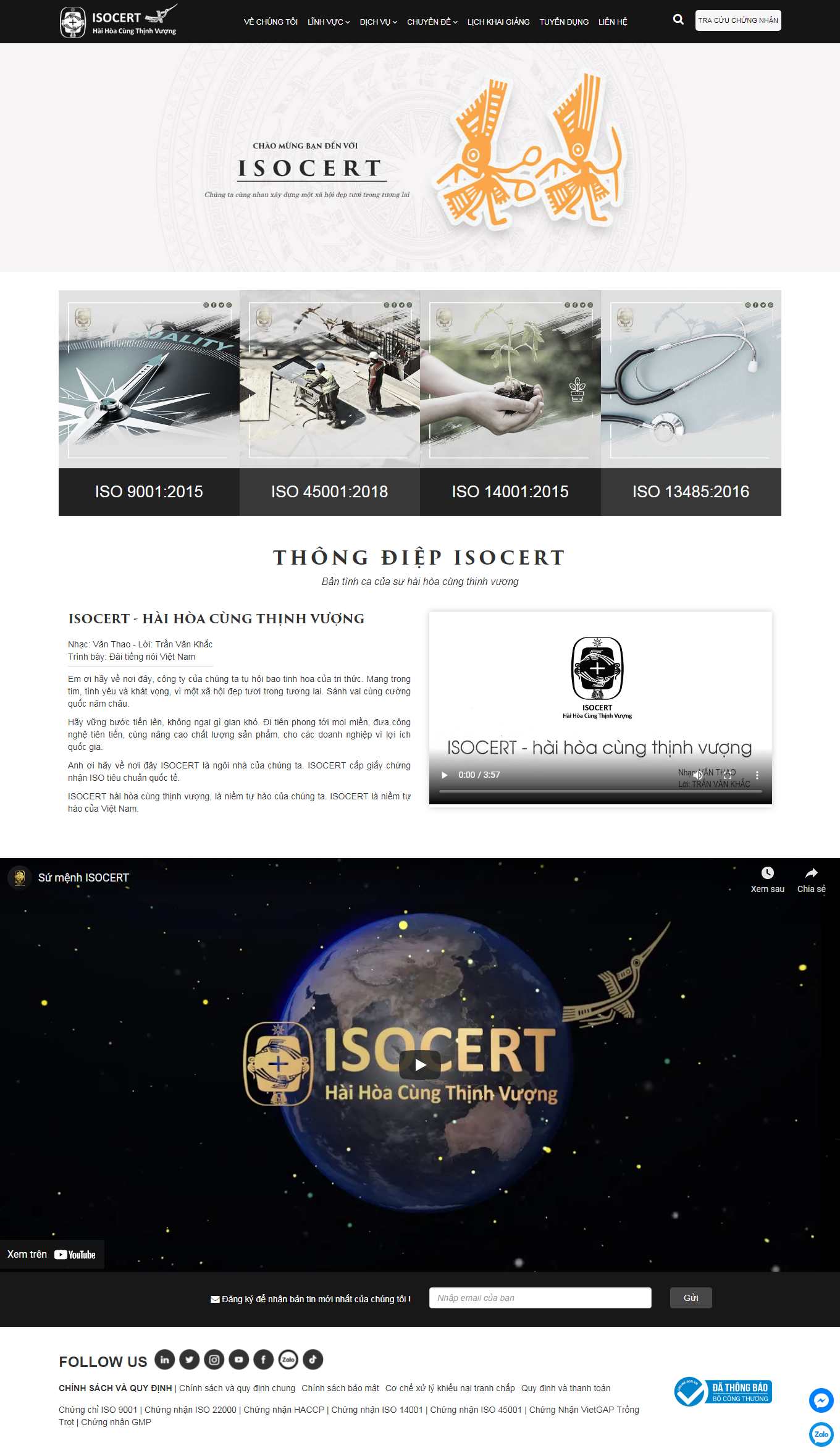 [eropi] Thiết kế Website Web trọn gói - isocertorgvn