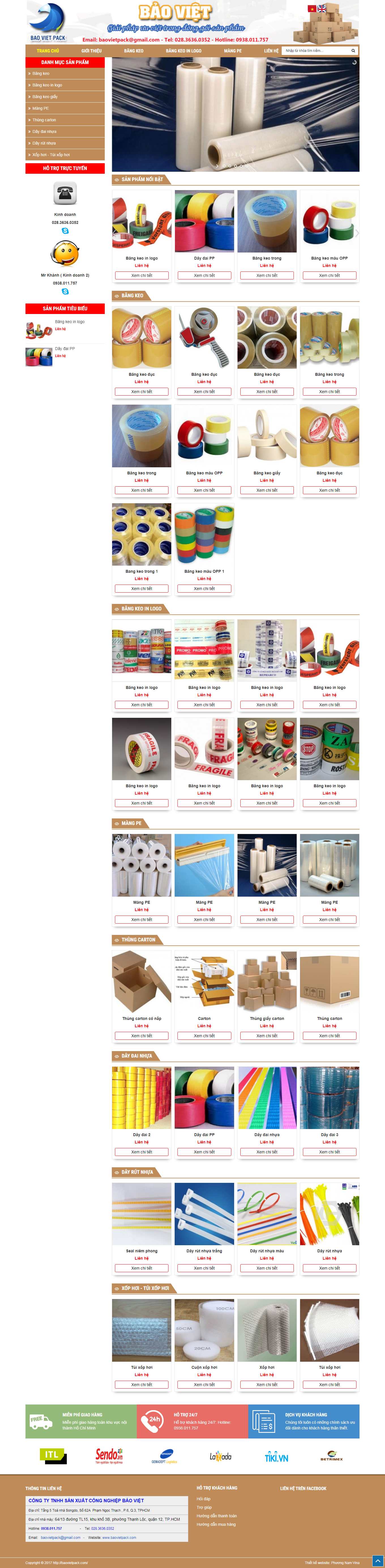 [conveyorvietnam] Thiết kế Website Web vinaweb - baovietpackcom