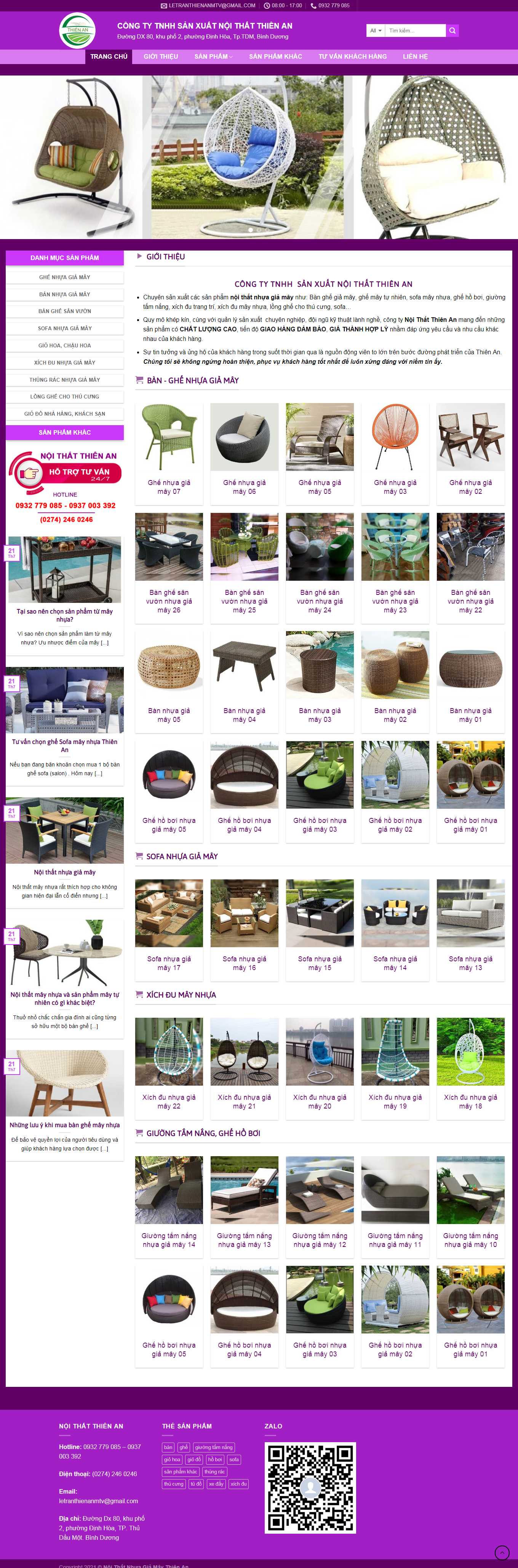 [dacsanthanhphuong] Thiết kế Website Web trang vàng - noithatnhuagiamaythienancom