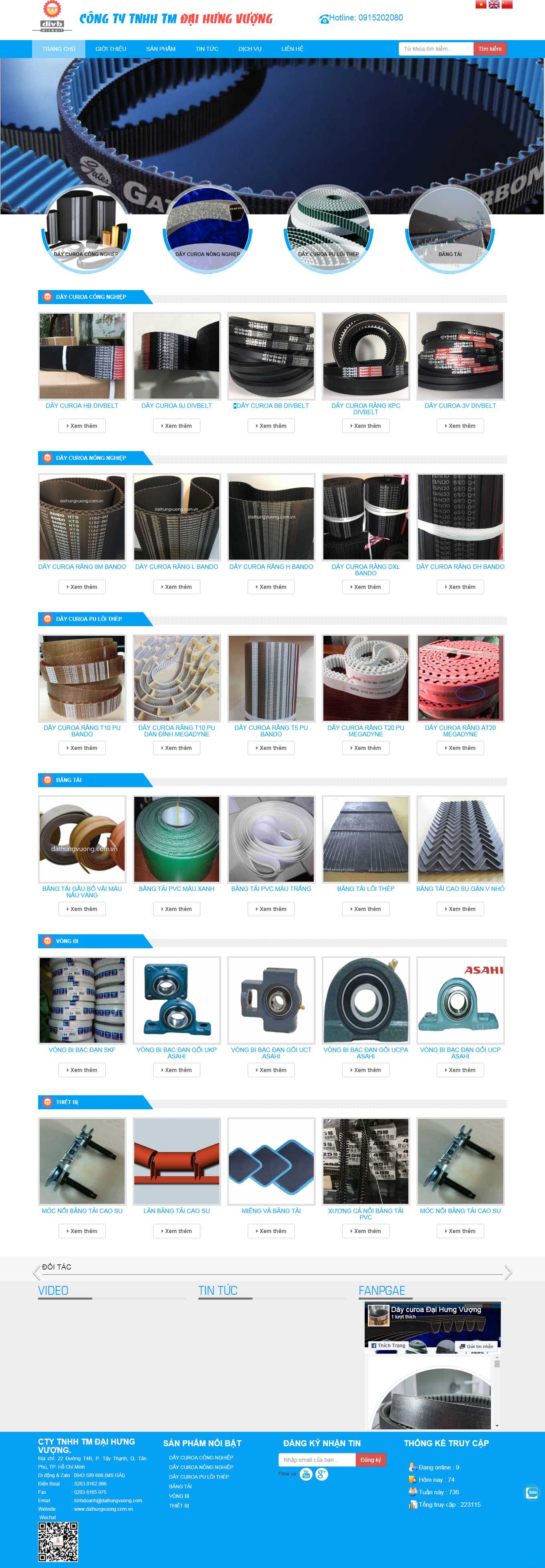 [dacsanthanhphuong] Thiết kế Website Web trang vàng - daihungvuongcomvn