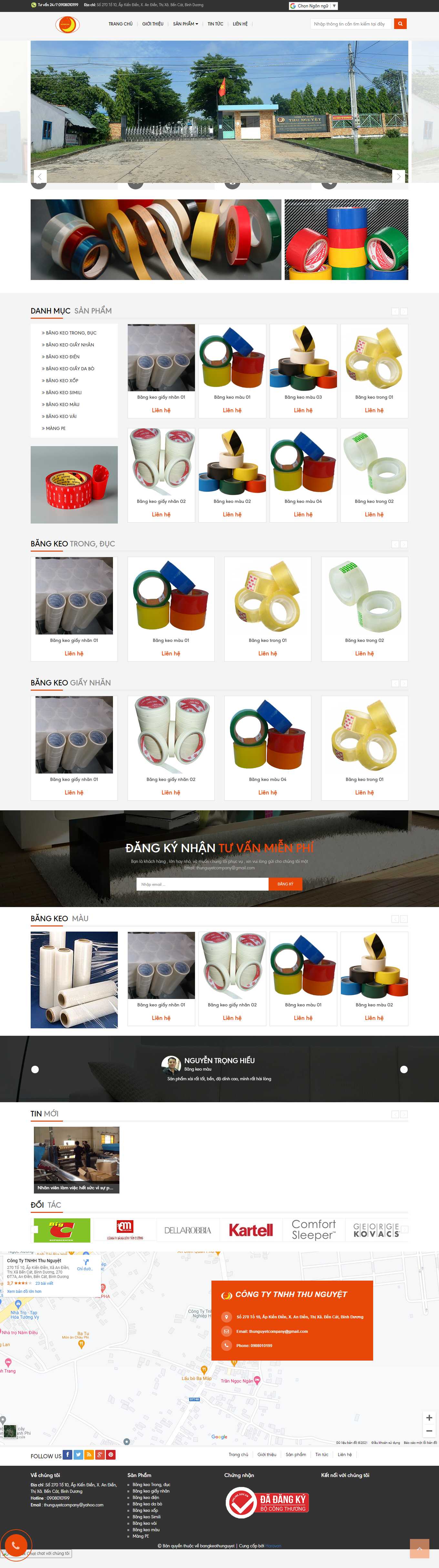 [dacsanthanhphuong] Thiết kế Website Web trang vàng - bangkeothunguyetvn