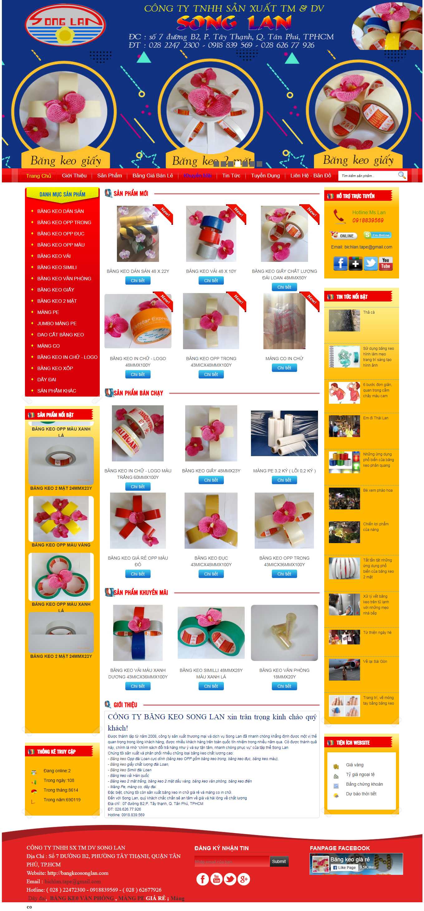 [dacsanthanhphuong] Thiết kế Website Web trang vàng - bangkeosonglancom