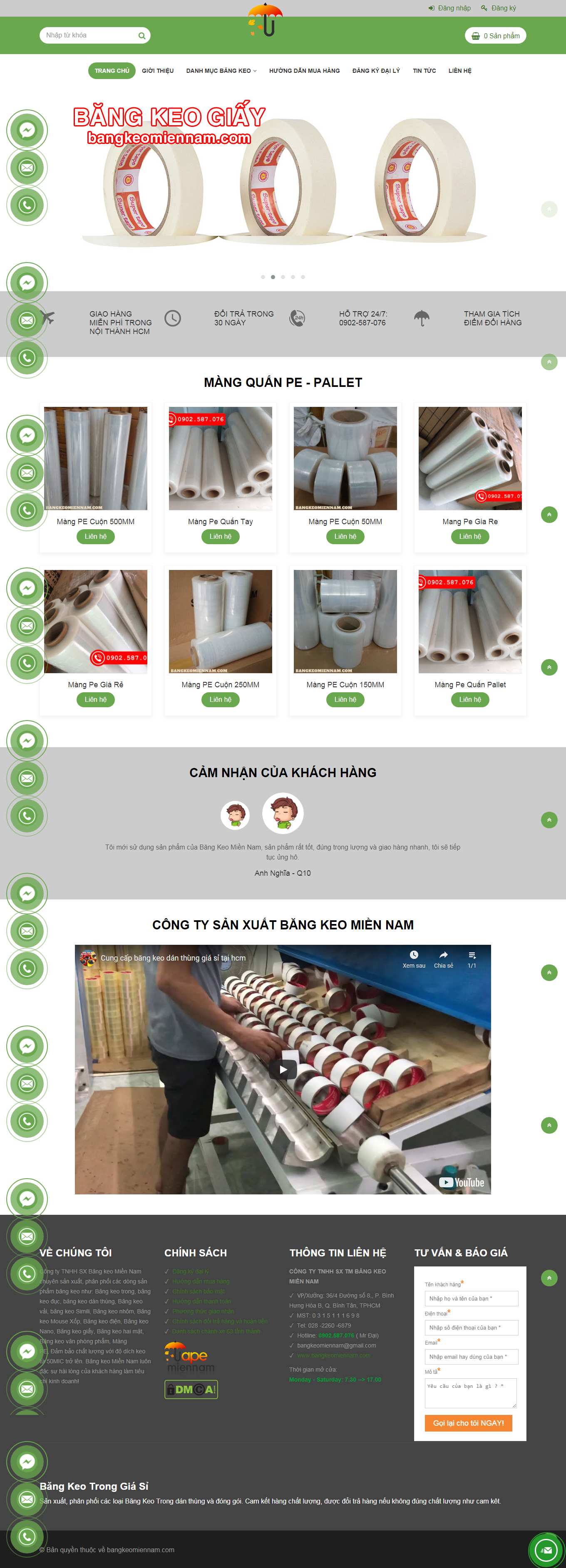 [bangkeolocphat] Thiết kế Website Web code thuần - bangkeomiennamcom