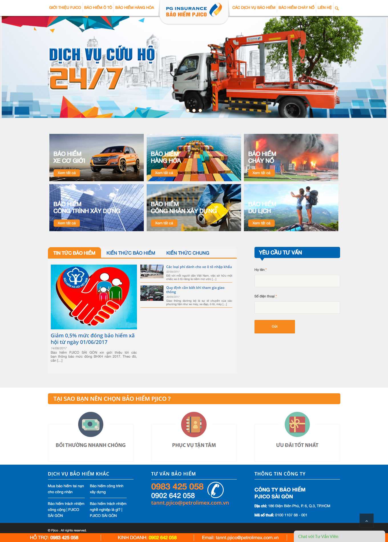 Thiết kế Website Web Zend - baohiemxangdaunet