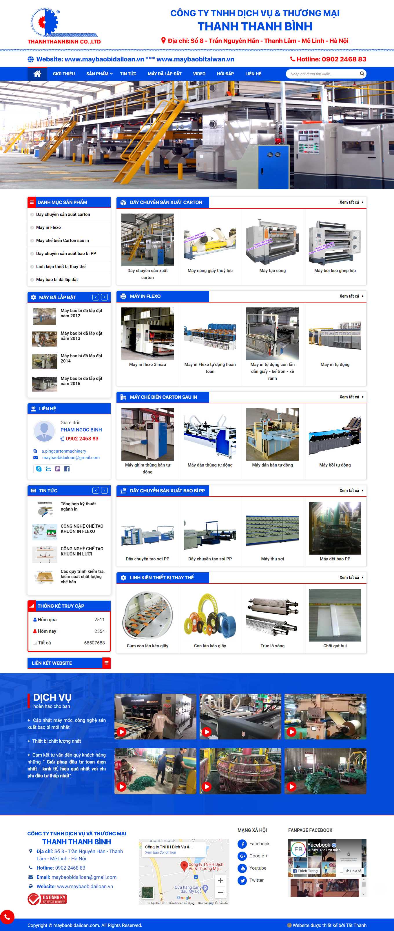Thiết kế Website Web Zend - maybaobidailoanvn
