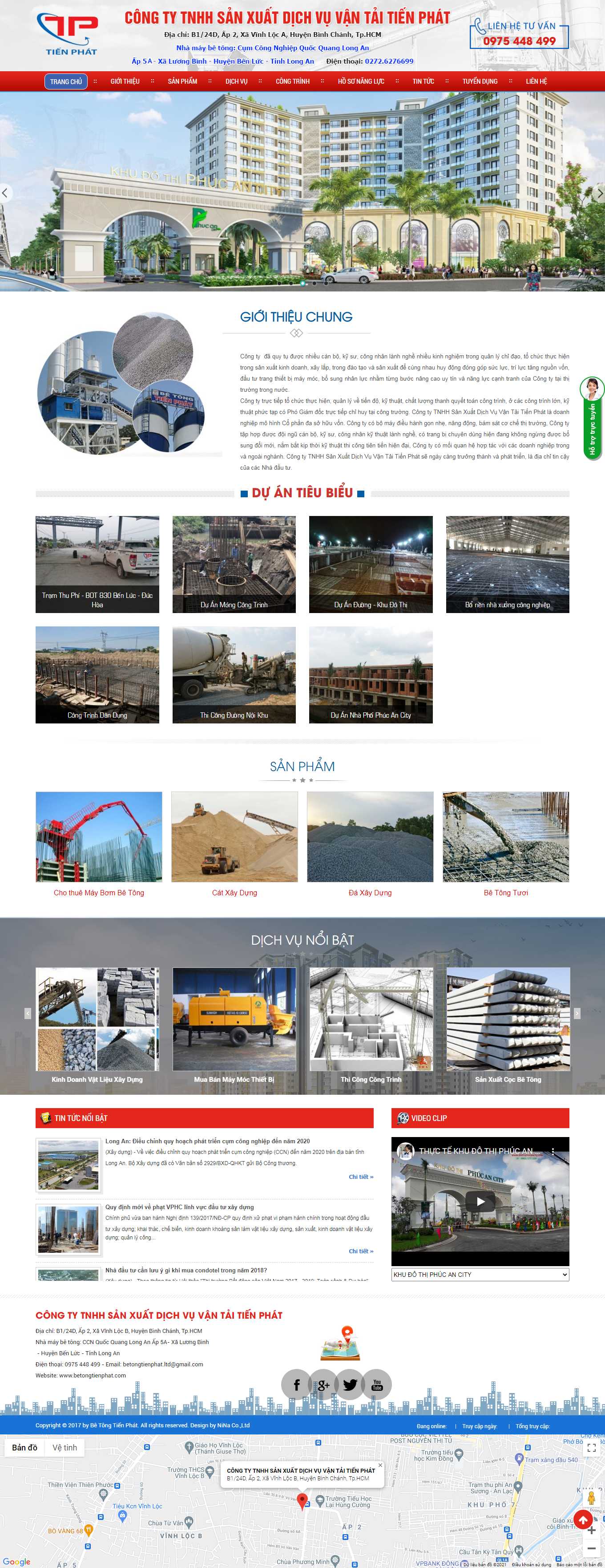 Thiết kế Website Web Zend - betongtienphatcom