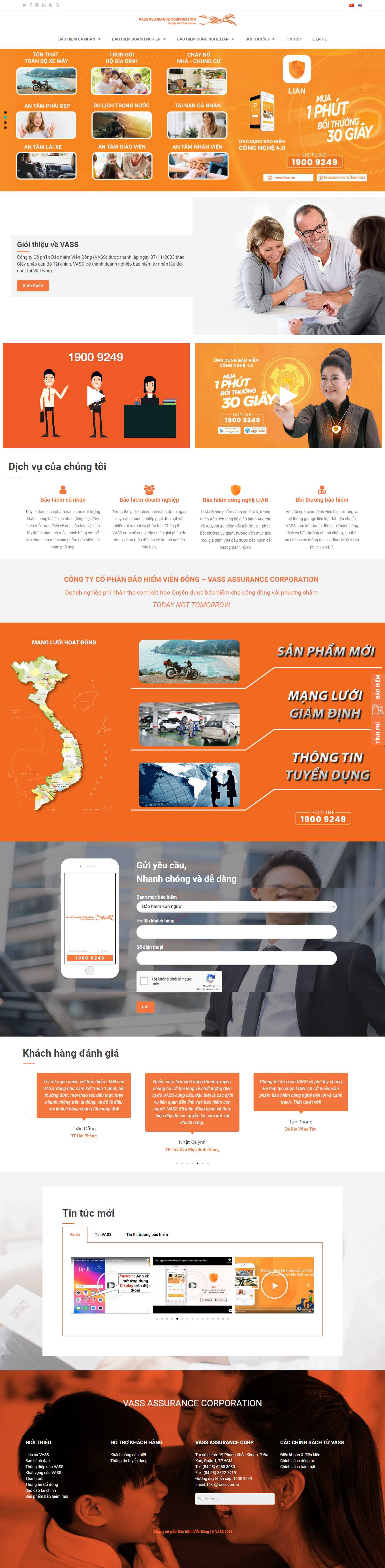 [trungtamnghiencuuthucpham] Thiết kế Website Web Codeigniter - vasscomvn