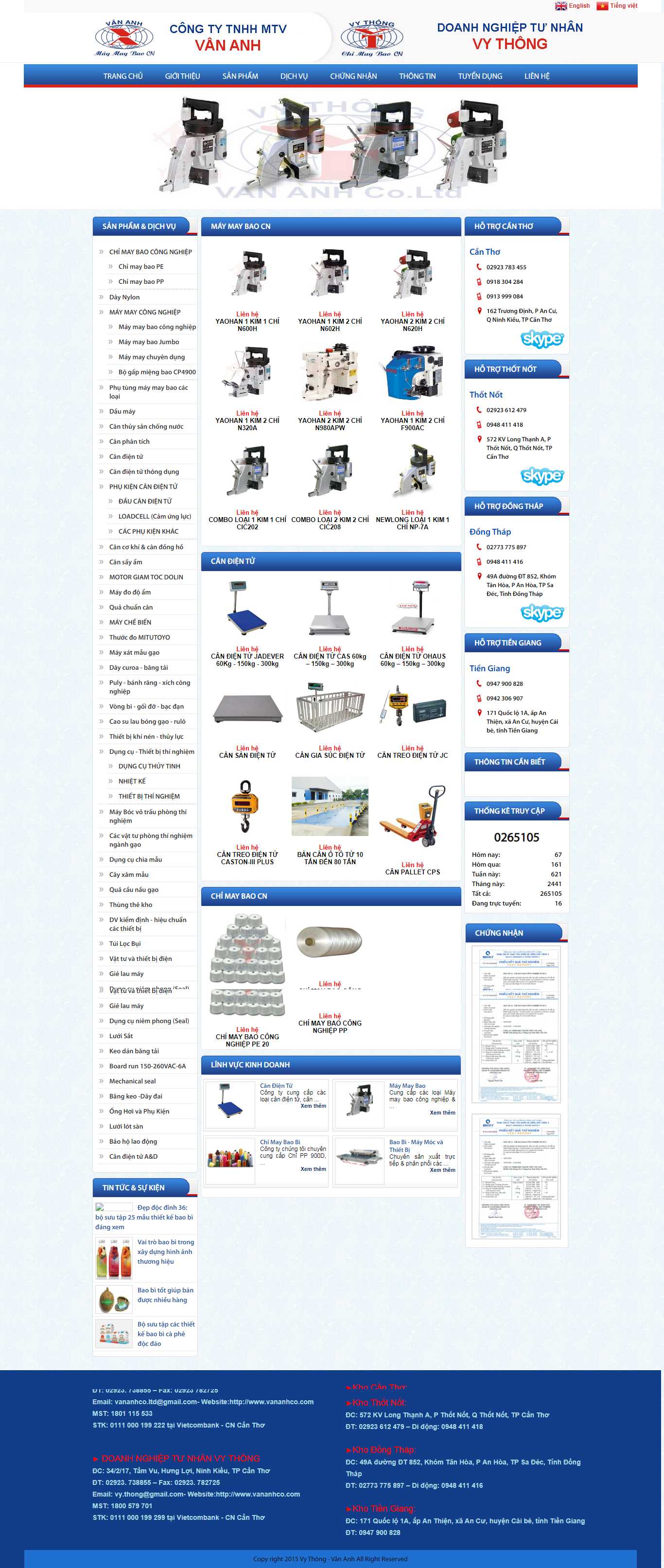 [trungtamnghiencuuthucpham] Thiết kế Website Web Codeigniter - wwwvananhcocom