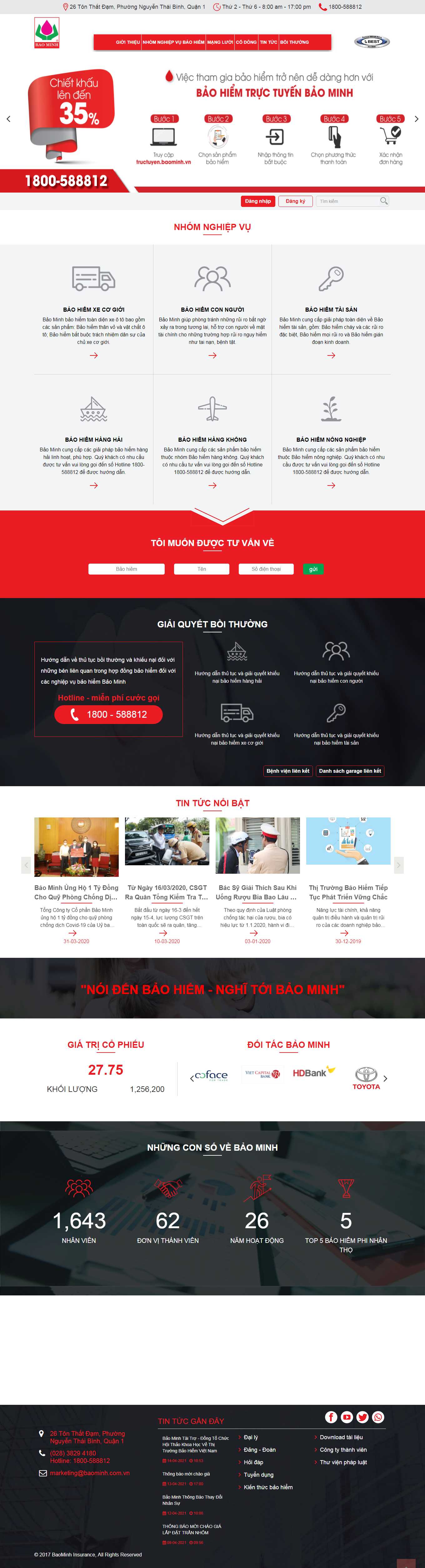 [betonghathanh] Thiết kế Website Web Việt Nam - baominhcomvn