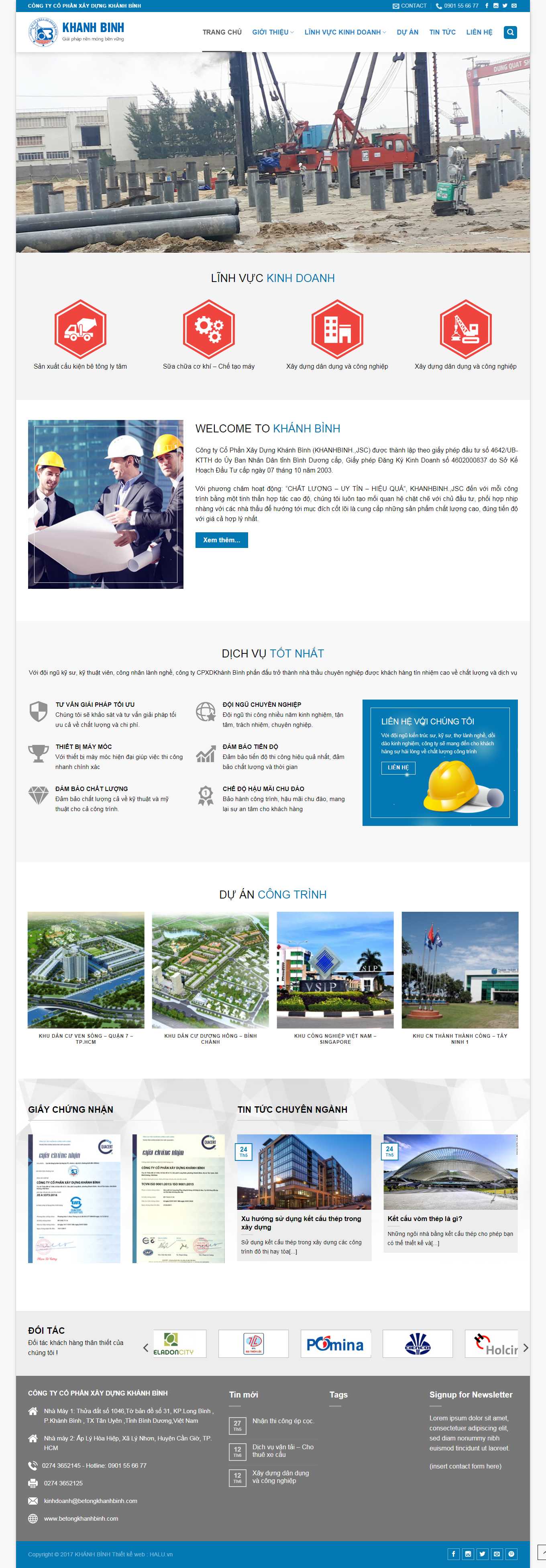 [betonghathanh] Thiết kế Website Web Việt Nam - betongkhanhbinhcom