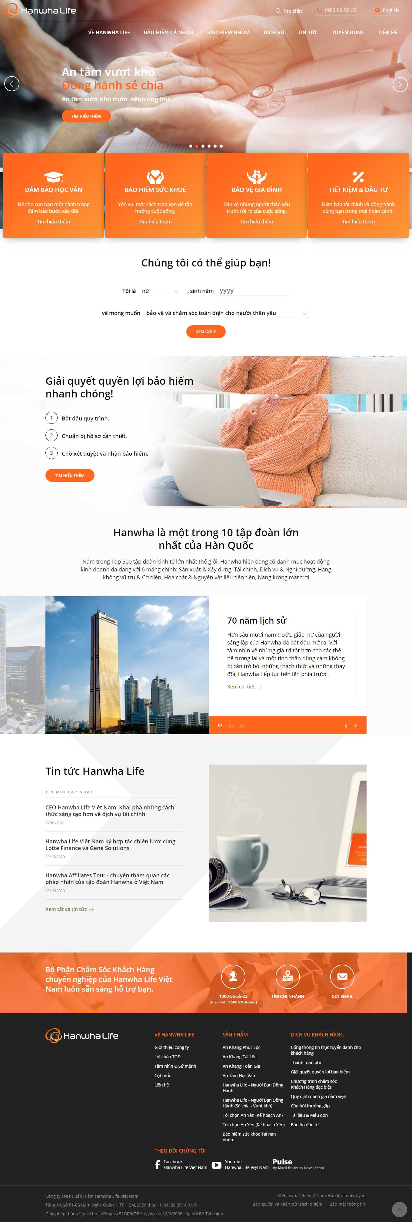 Thiết kế Website Web tech5s - wwwhanwhalifecomvn