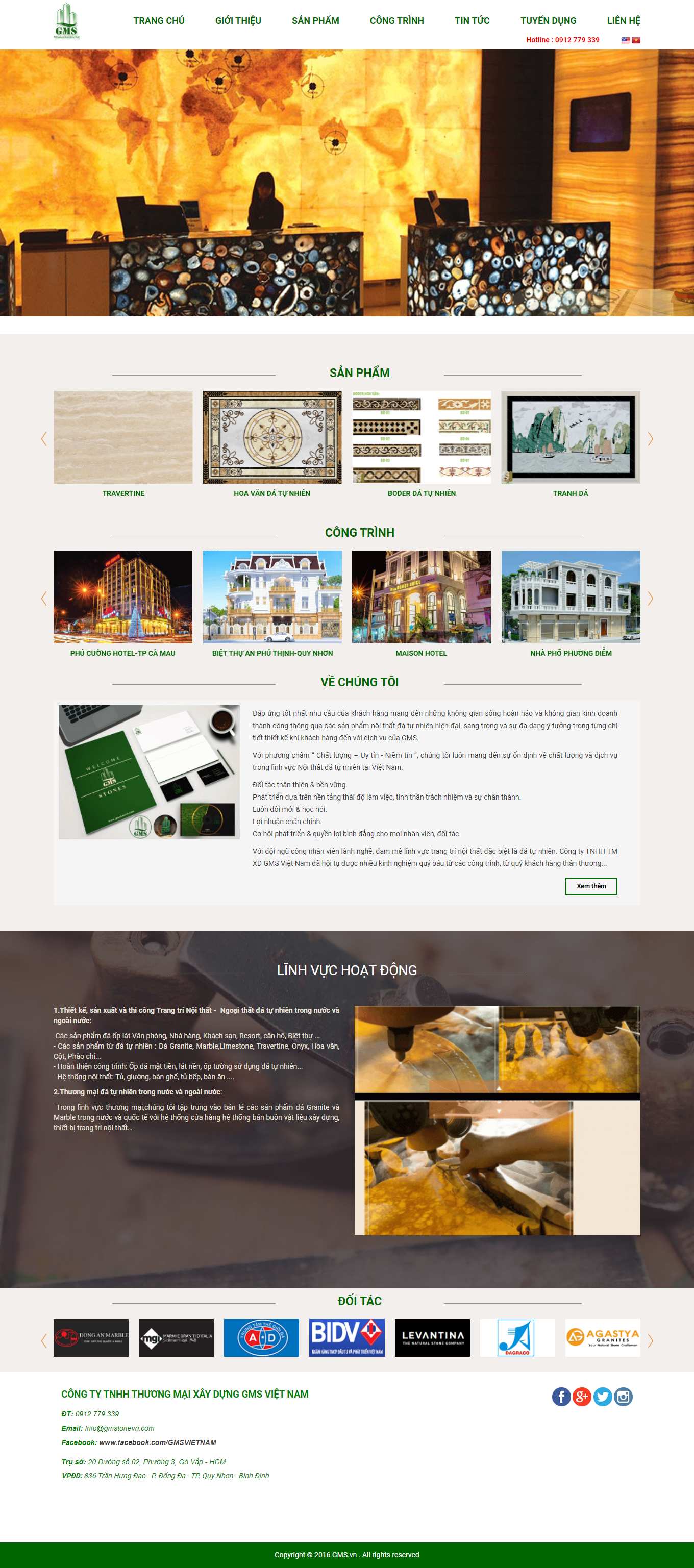 [vinatechjsc] Thiết kế Website Web gian hàng - gmstonevncom