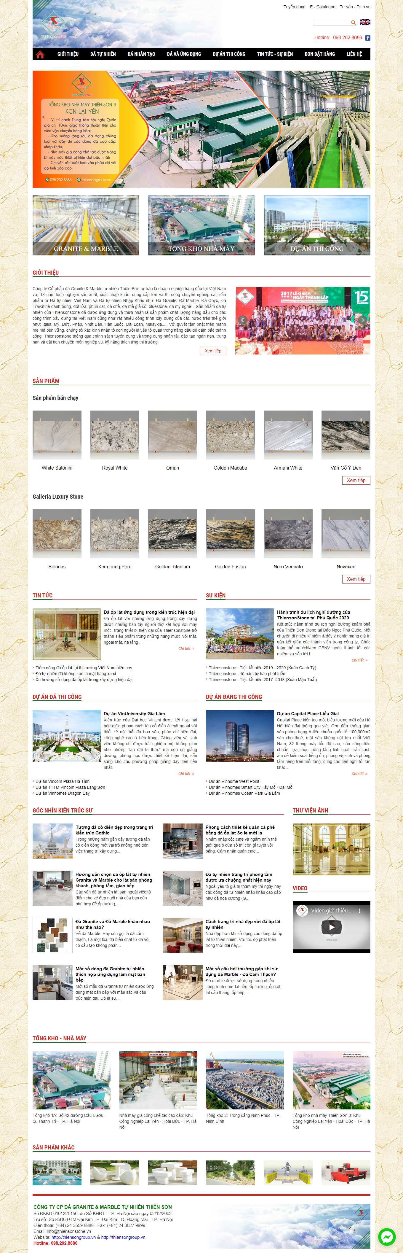 [muachunghaiphong] Thiết kế Website Web bán buôn - thiensonstonevn