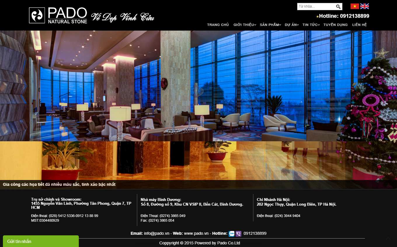 [muachunghaiphong] Thiết kế Website Web bán buôn - padovn