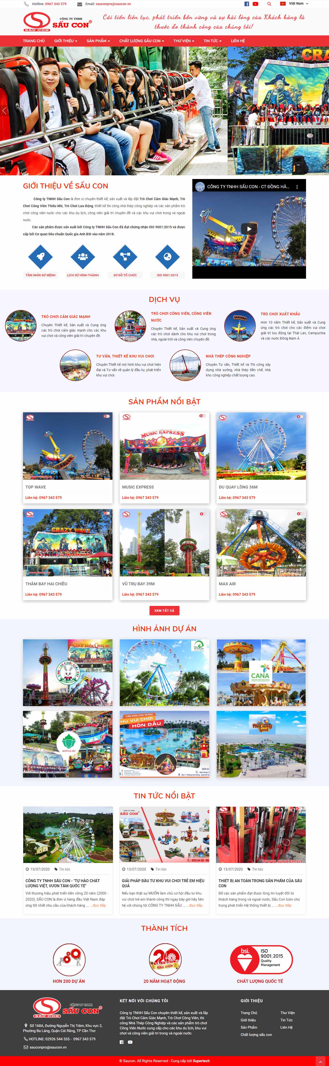 Thiết kế Website Web bán lẻ - sauconvn