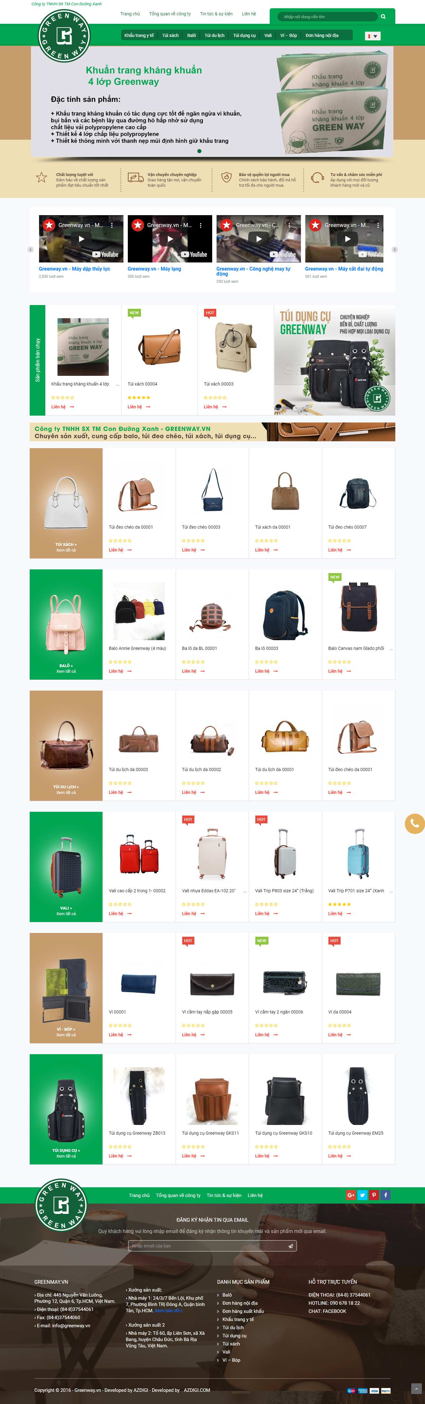 Thiết kế Website Web sáng tạo - greenwayvn