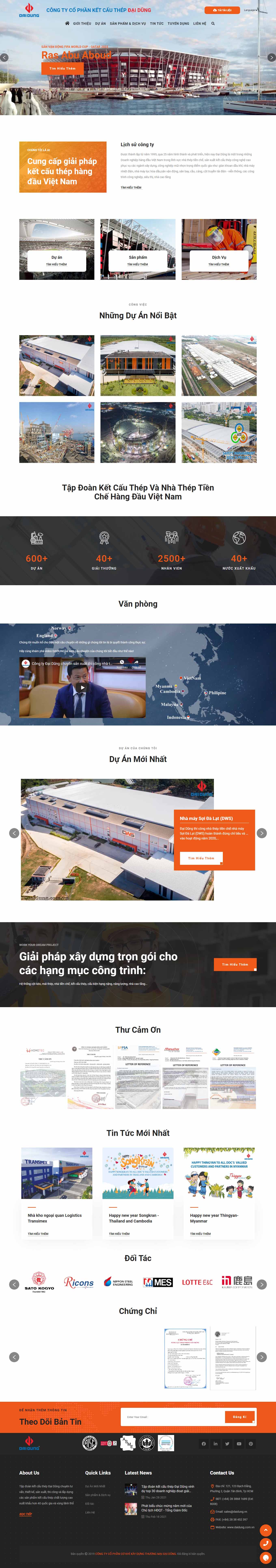 [xuongkhan] Thiết kế Website Web cực đẹp - daidungcomvn