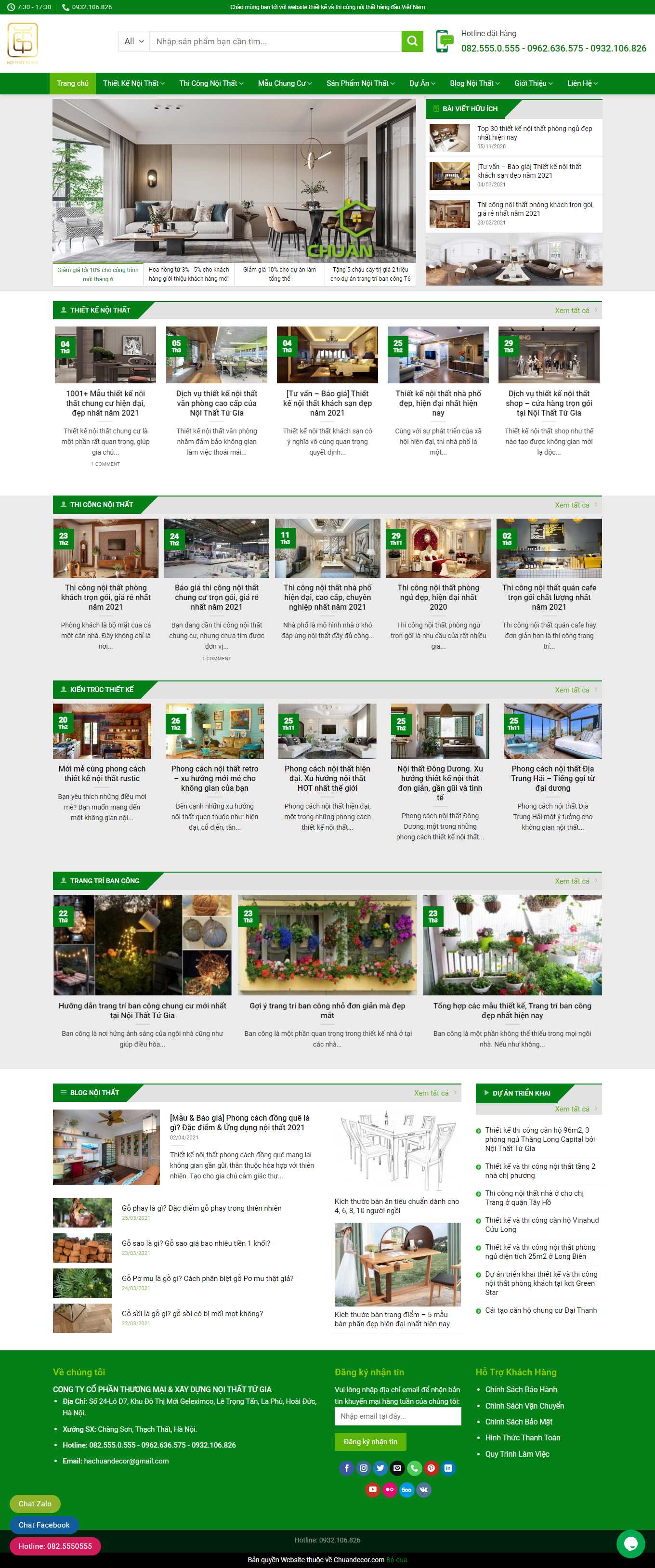 Thiết kế Website Web ưu việt - noithattugiacom