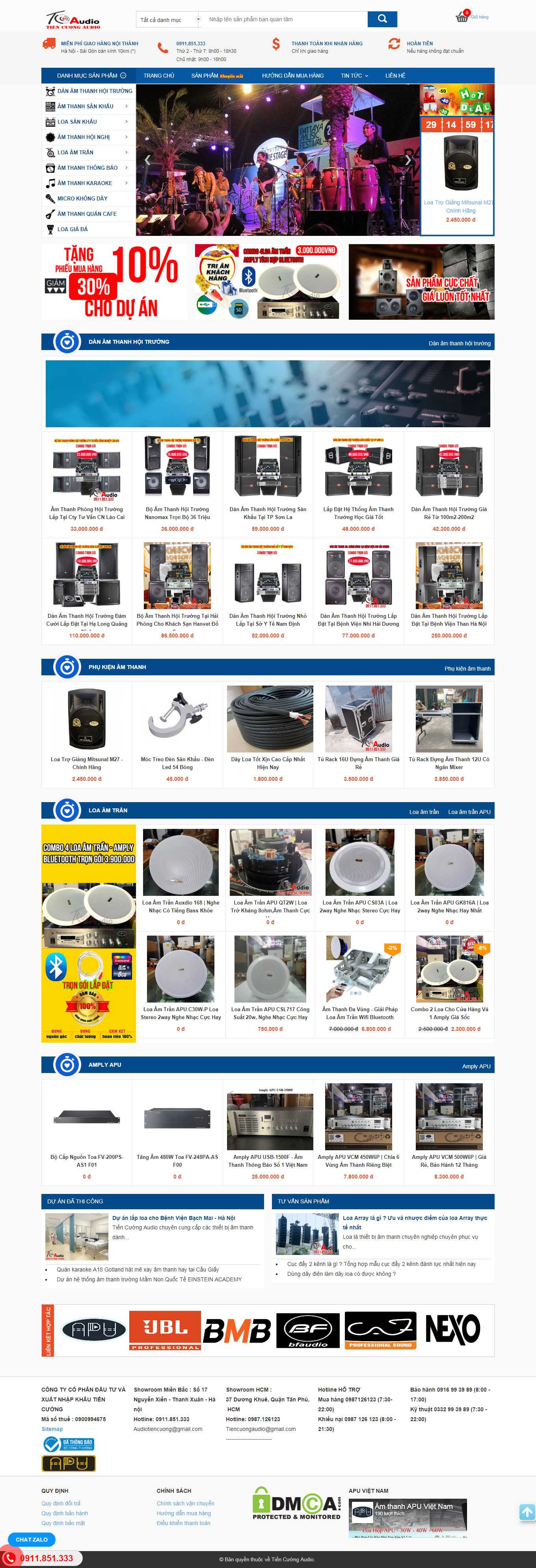 Thiết kế Website Web ưu việt - thietbiamthanhhncom