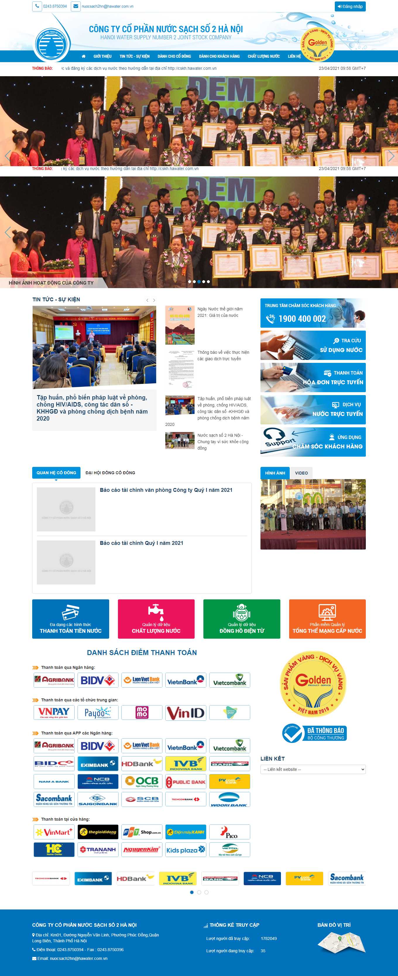 [fwd] Thiết kế Website Web cho tập đoàn - hawatercomvn