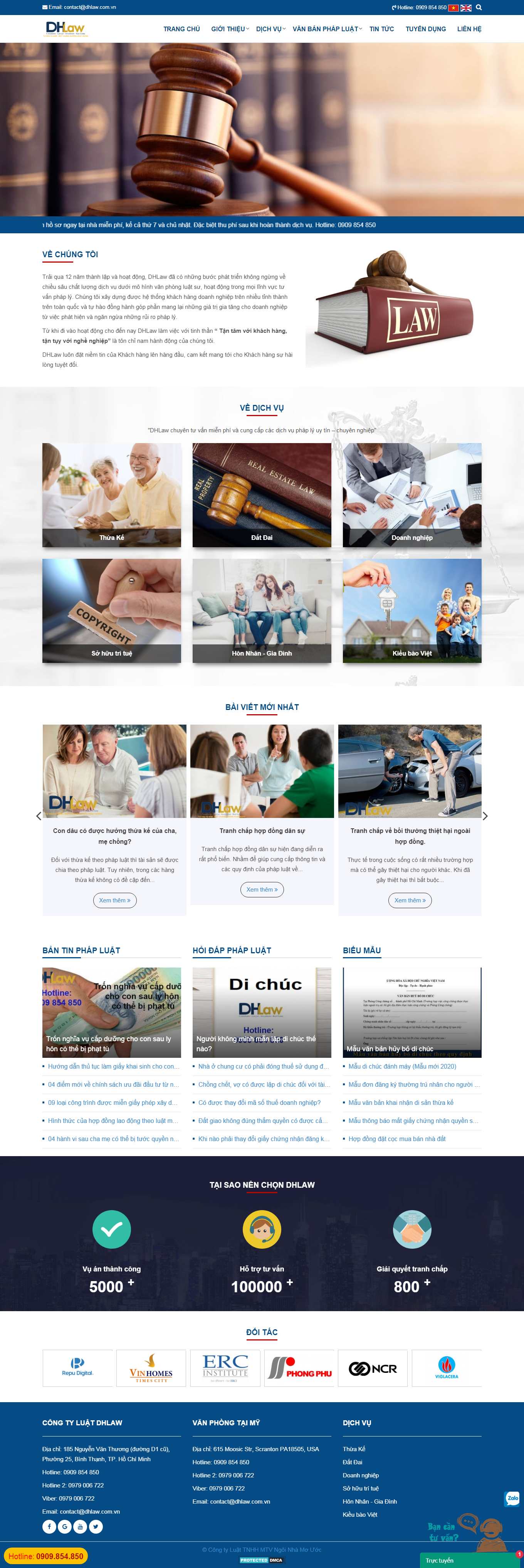 [fwd] Thiết kế Website Web cho tập đoàn - dhlawcomvn