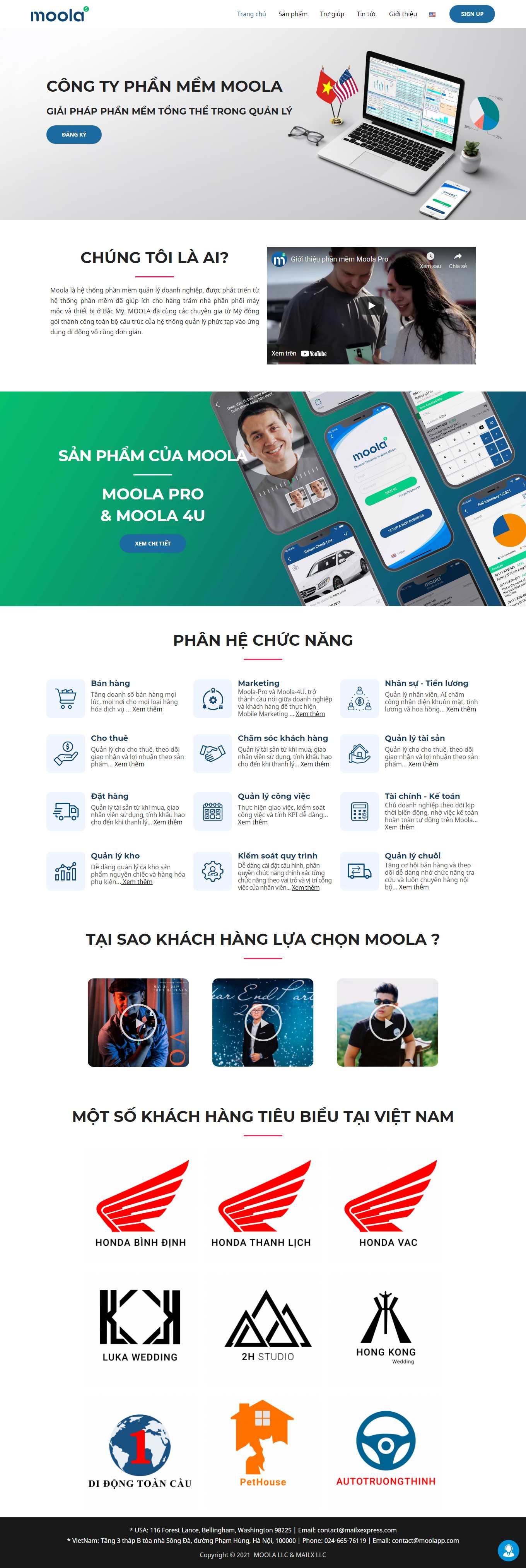 [vitranet24] Thiết kế Website Web phần mềm - moolavn