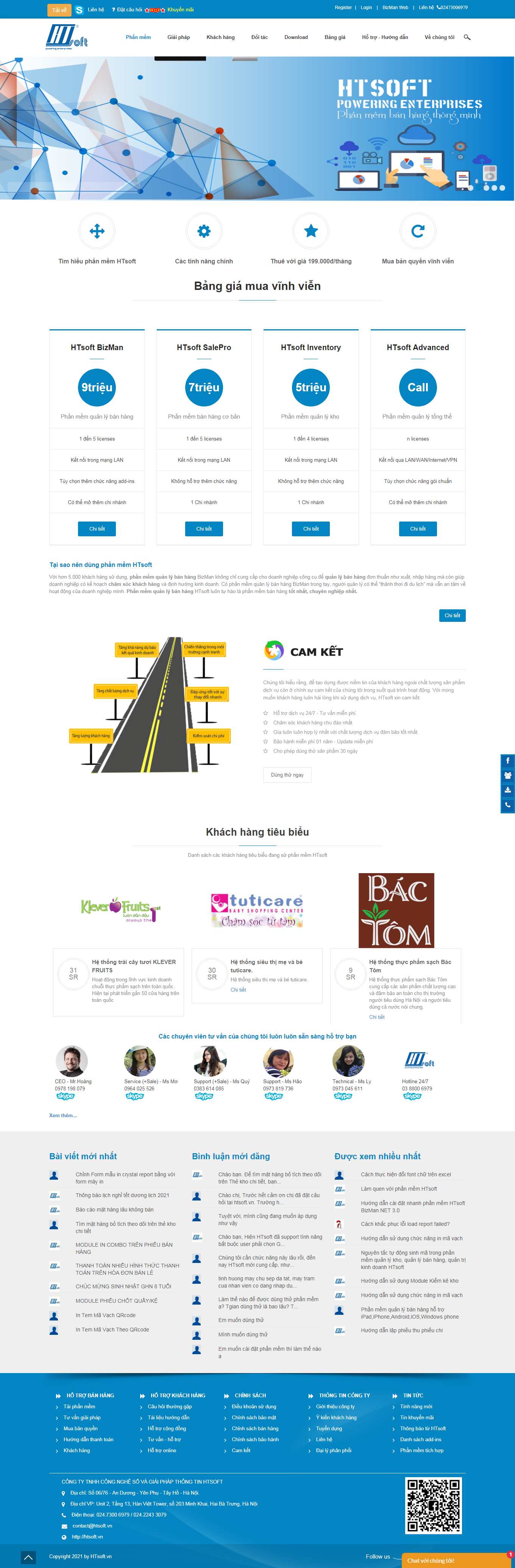 [vitranet24] Thiết kế Website Web phần mềm - htsoftvn
