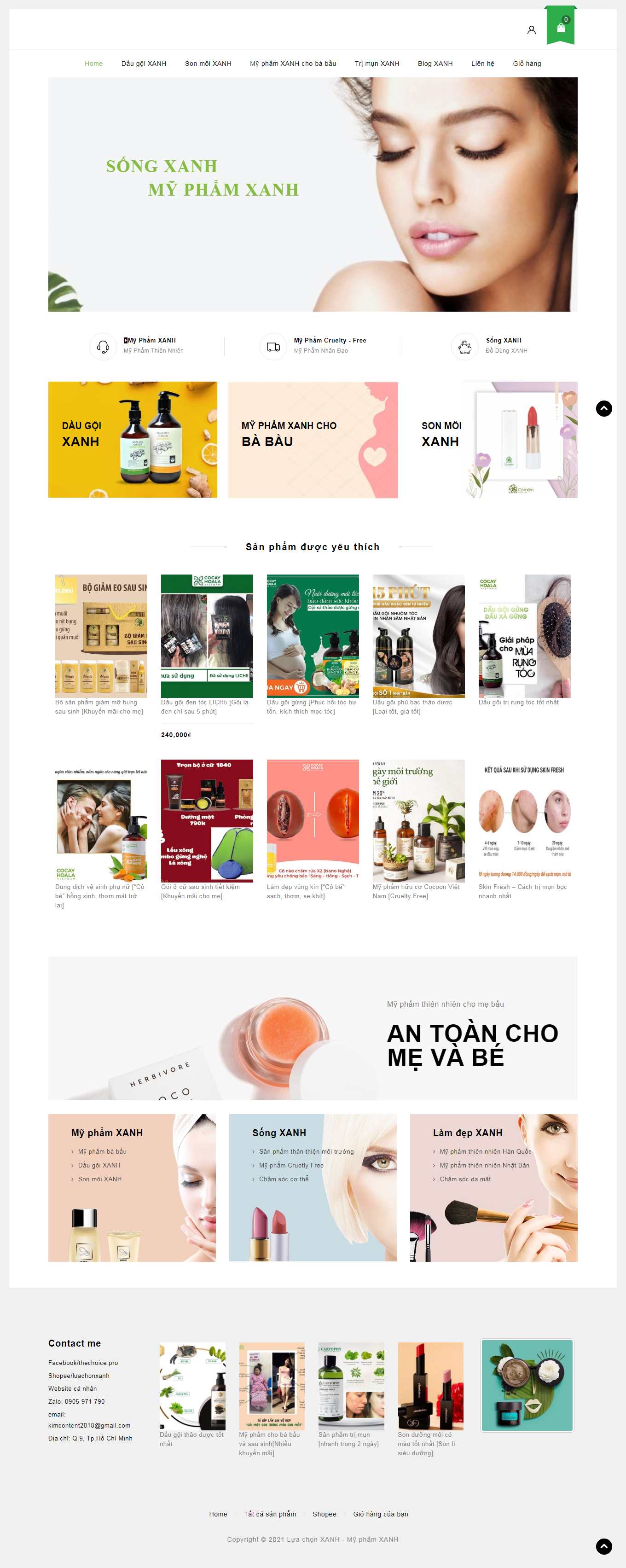 [becungshop] Thiết kế Website Web shop - thechoicepro