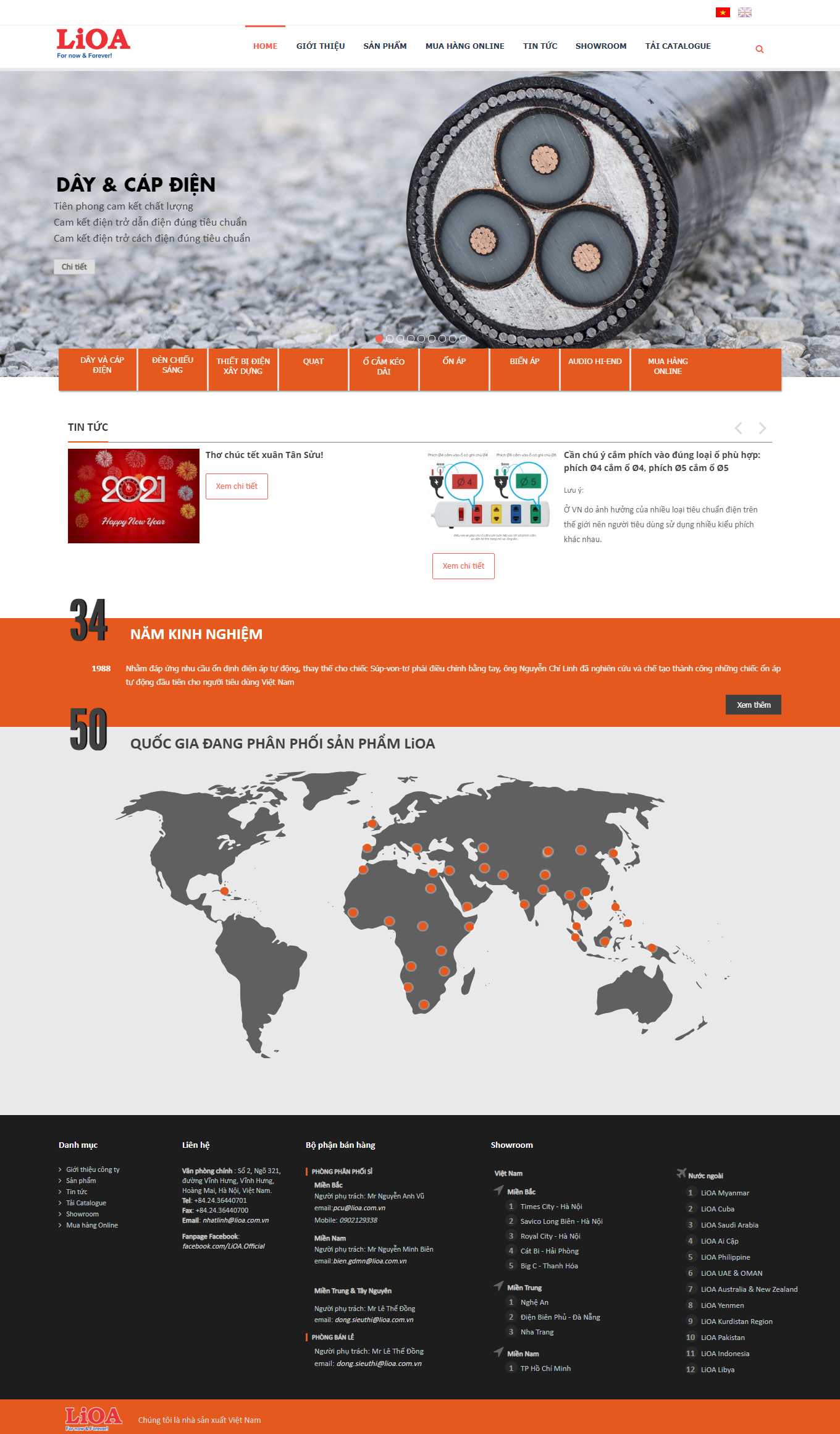 [lioavn] Thiết kế Website Web ổn áp, lioa - lioacomvn