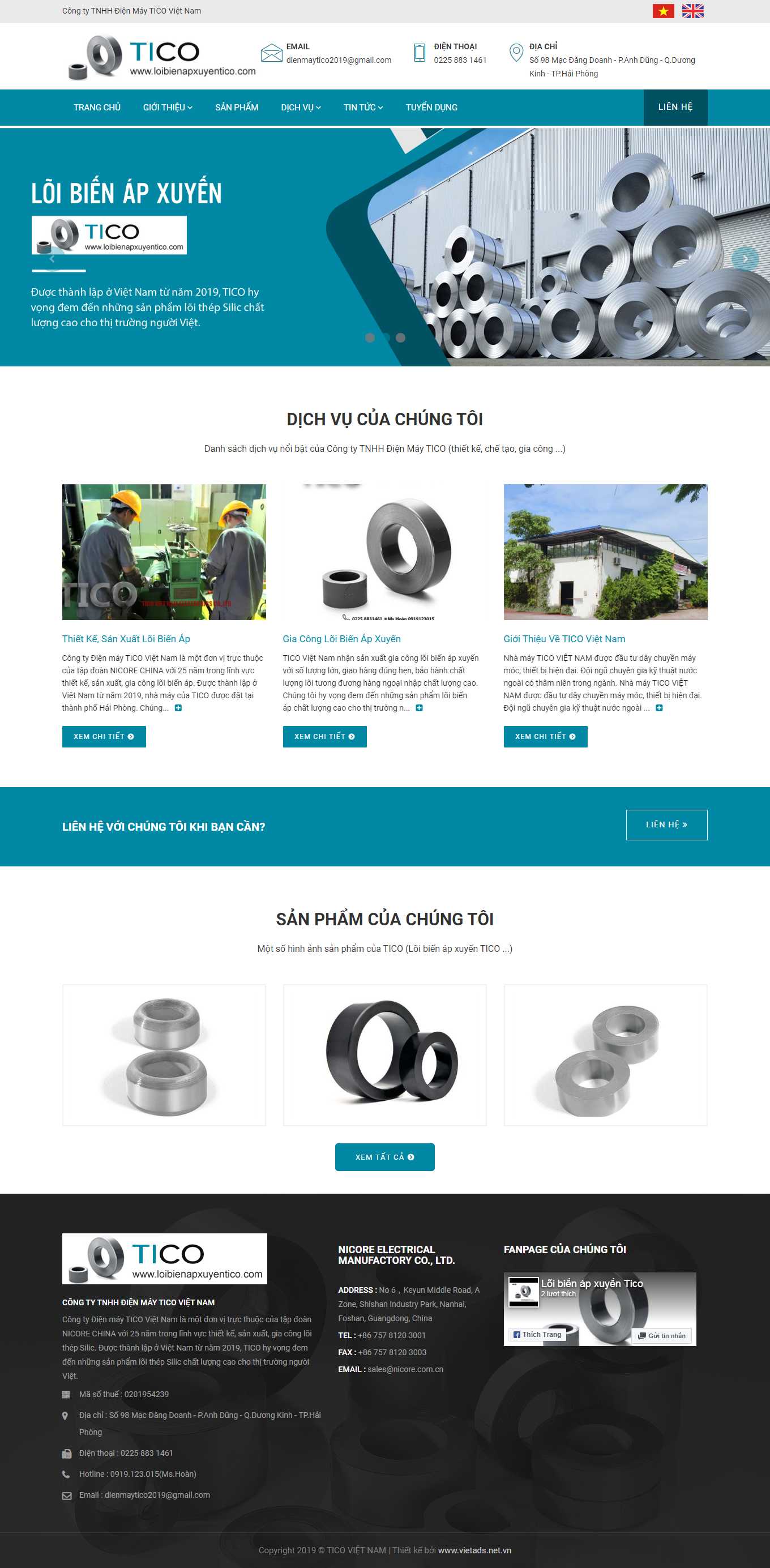 [lioavn] Thiết kế Website Web ổn áp, lioa - loibienapxuyenticocom